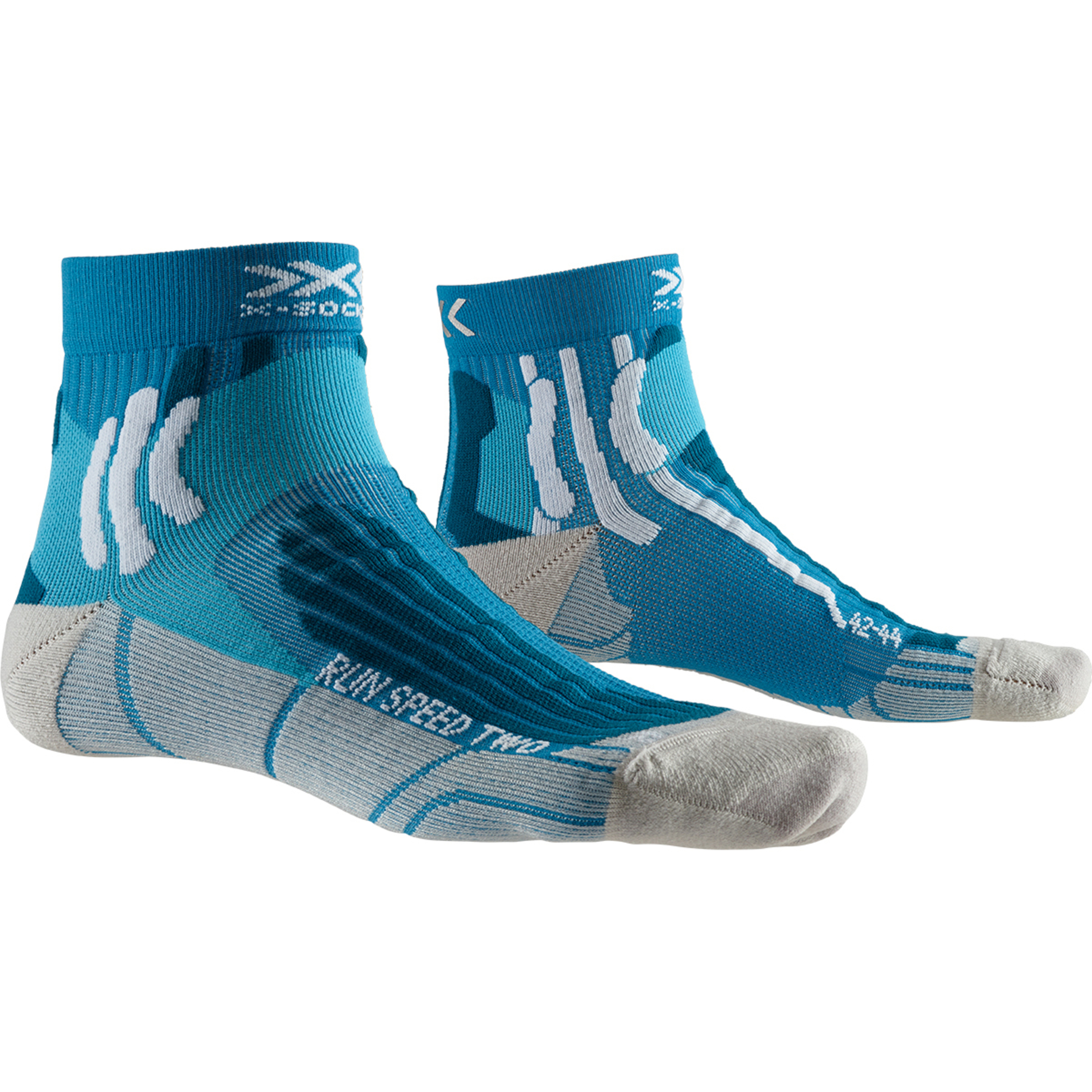 Calcetin Run Speed Two X-socks - azul - 