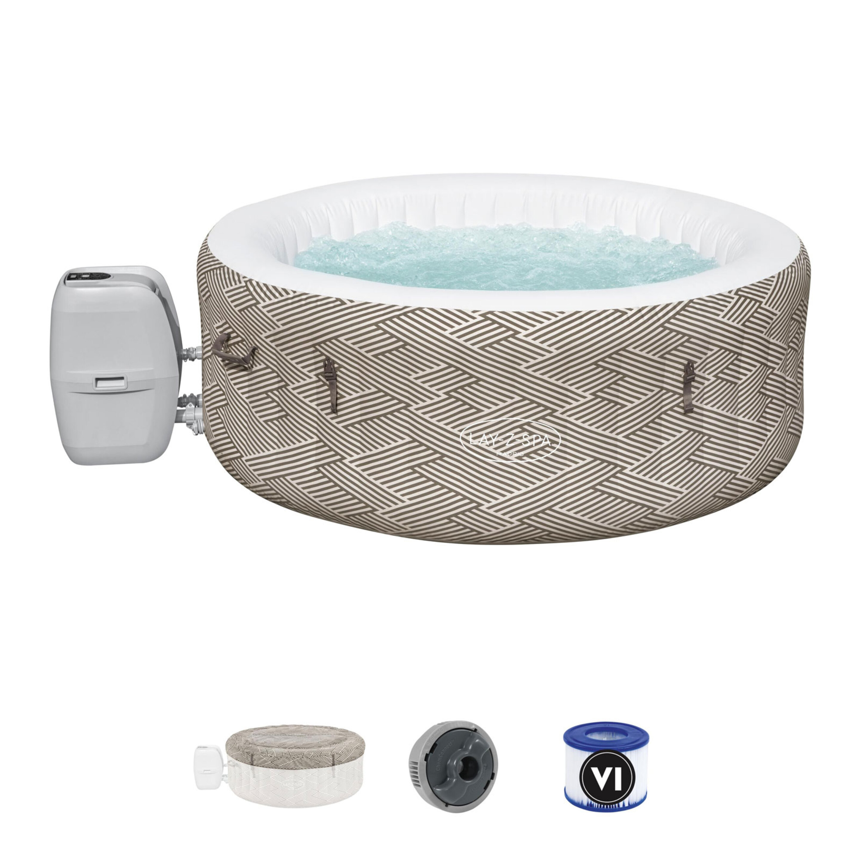 Spa Hinchable Bestway Lay-z Madrid 120 Burbujas Airjet 180x66 Cm