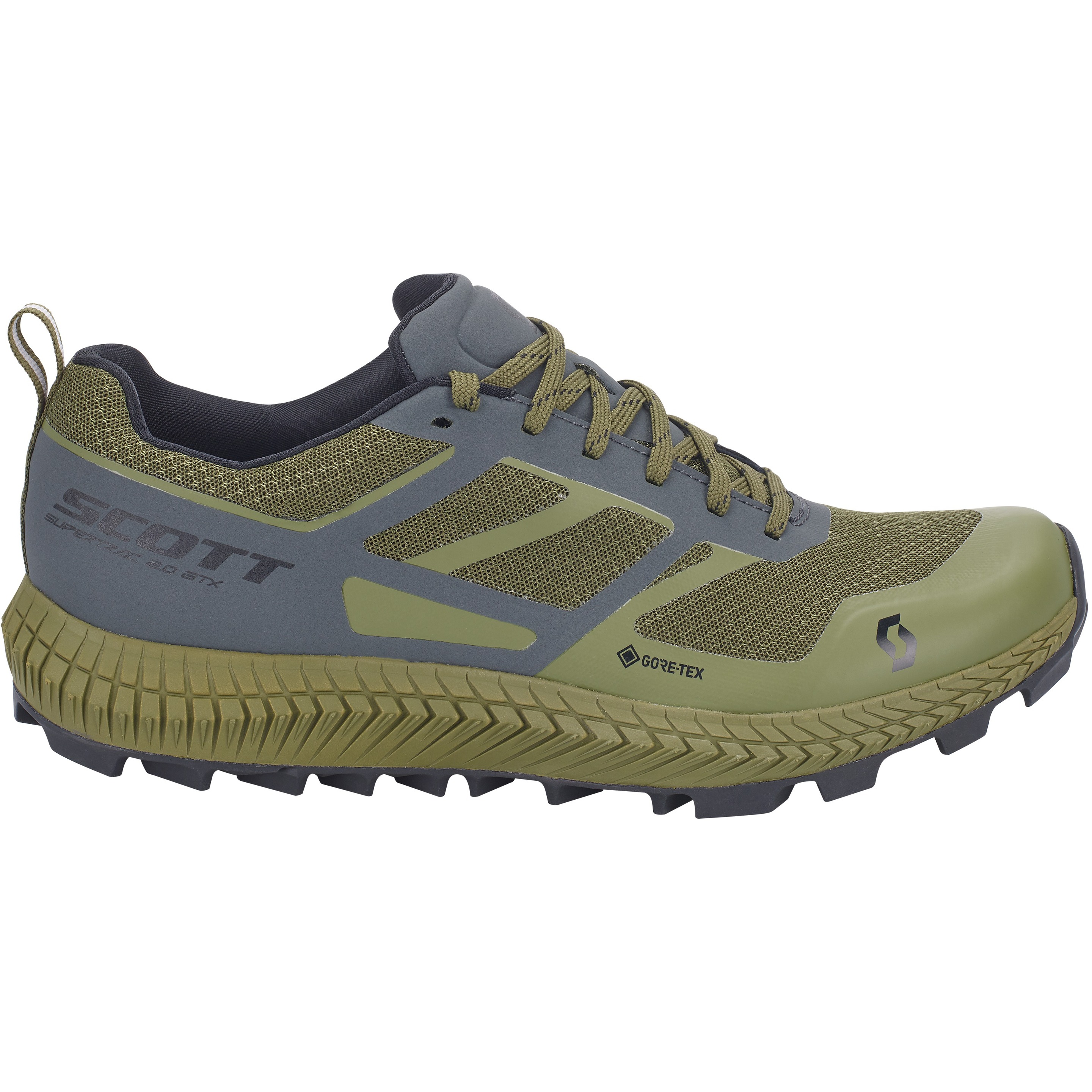 Zapatillas De Trail Running De Hombre Supertrac 2,0 Gtx Scott Running - verde - 