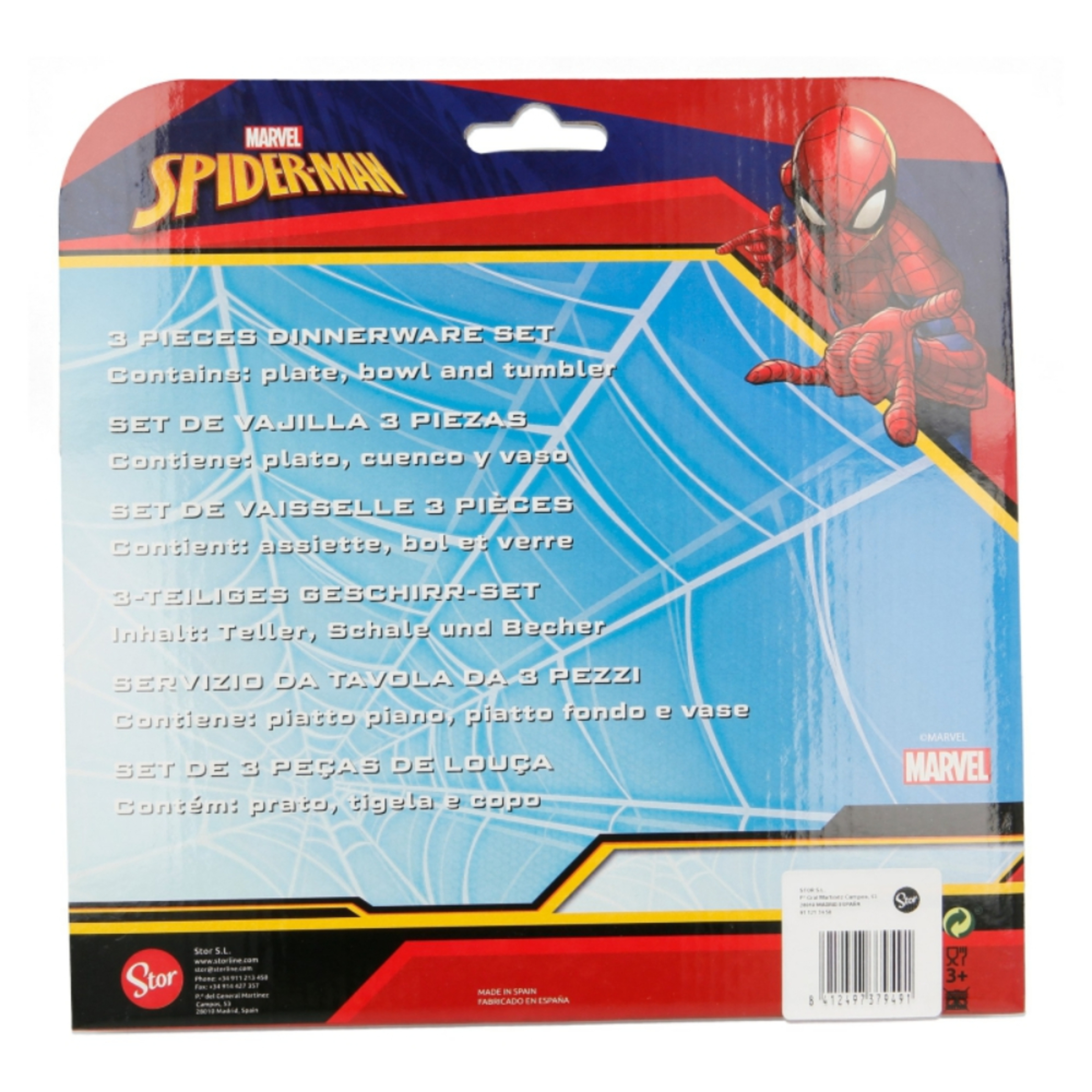 Set De Menaje Spiderman 62444