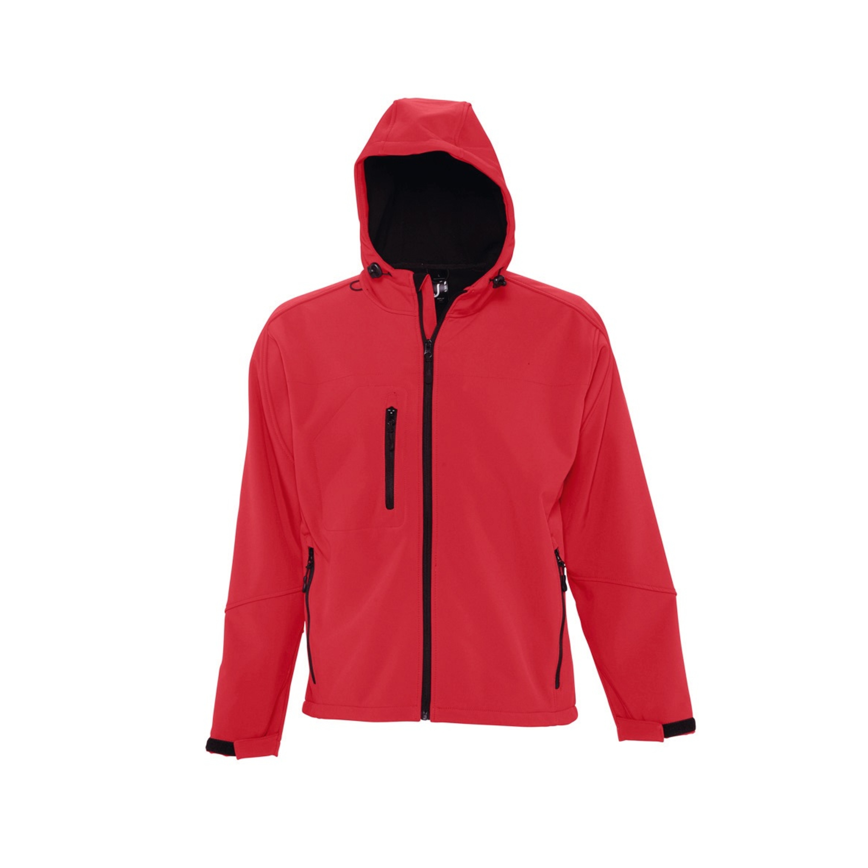 Jaqueta De Softshell Com Capuz Esportivo Para Meninos - rojo - 