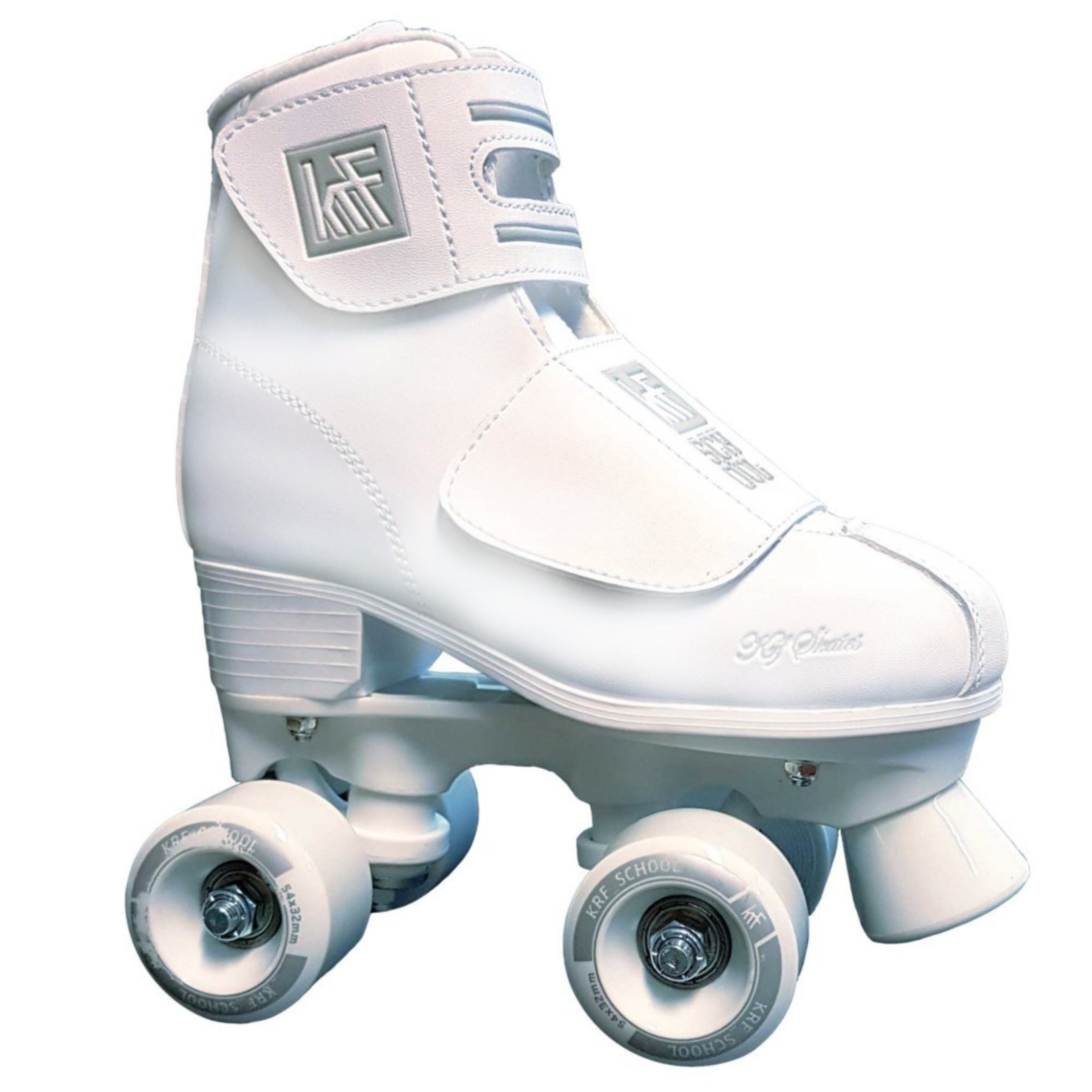 Krf School Pph Blanco Patines Quad Cuatro Ruedas Paralelo