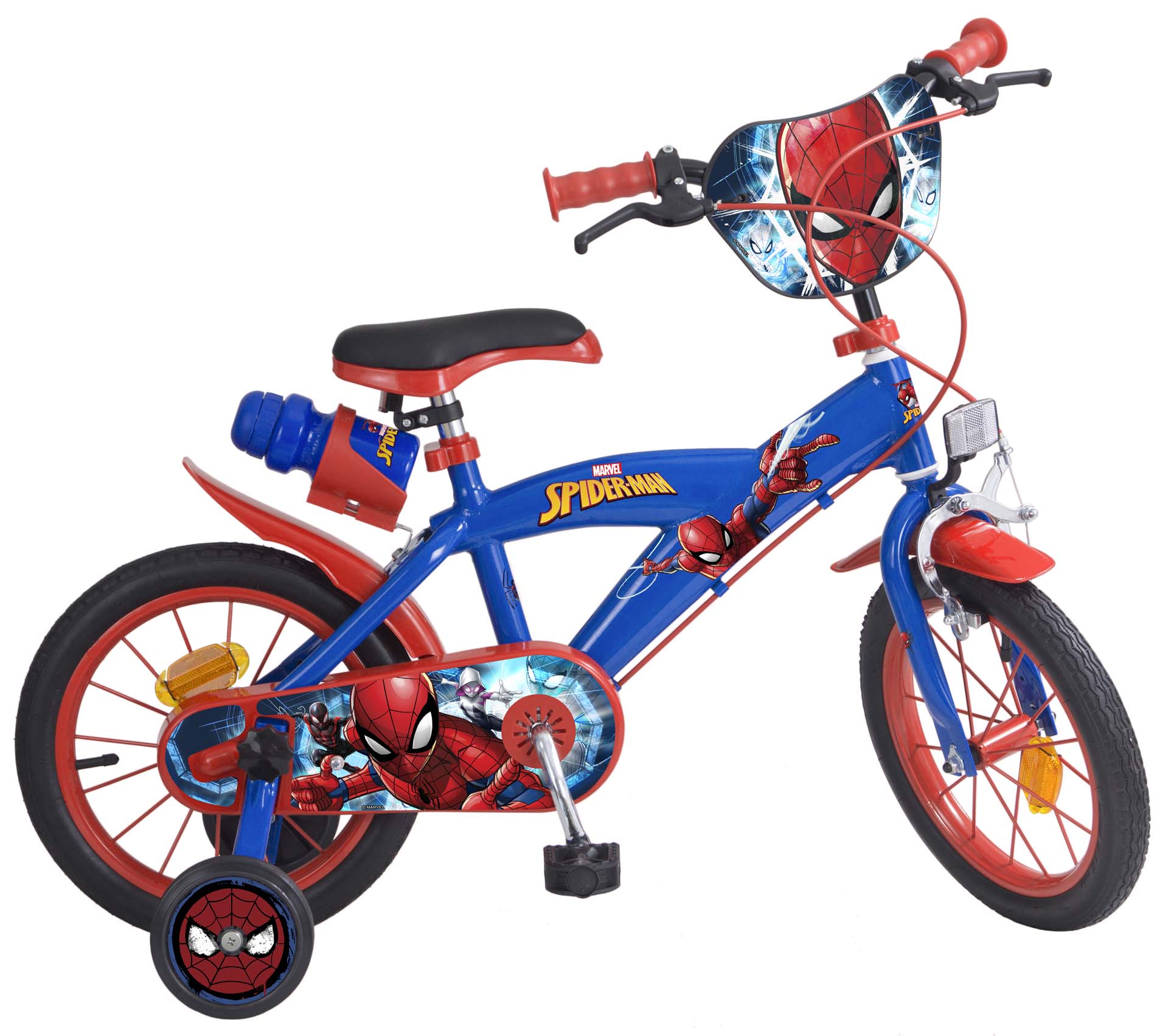 Bicicleta 14" Marvel Spiderman - azul-rojo - 