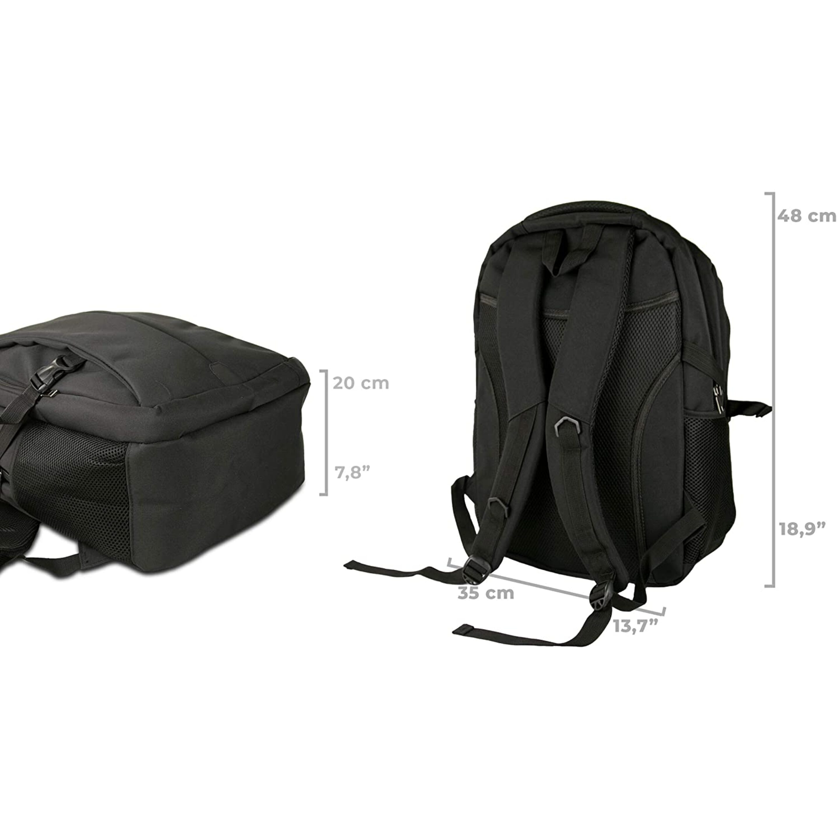 Airel Mochila Impermeable Daypack Para Ordenador Portátil Medidas: 48x35x20 Cm/ 15,6 Pulgadas