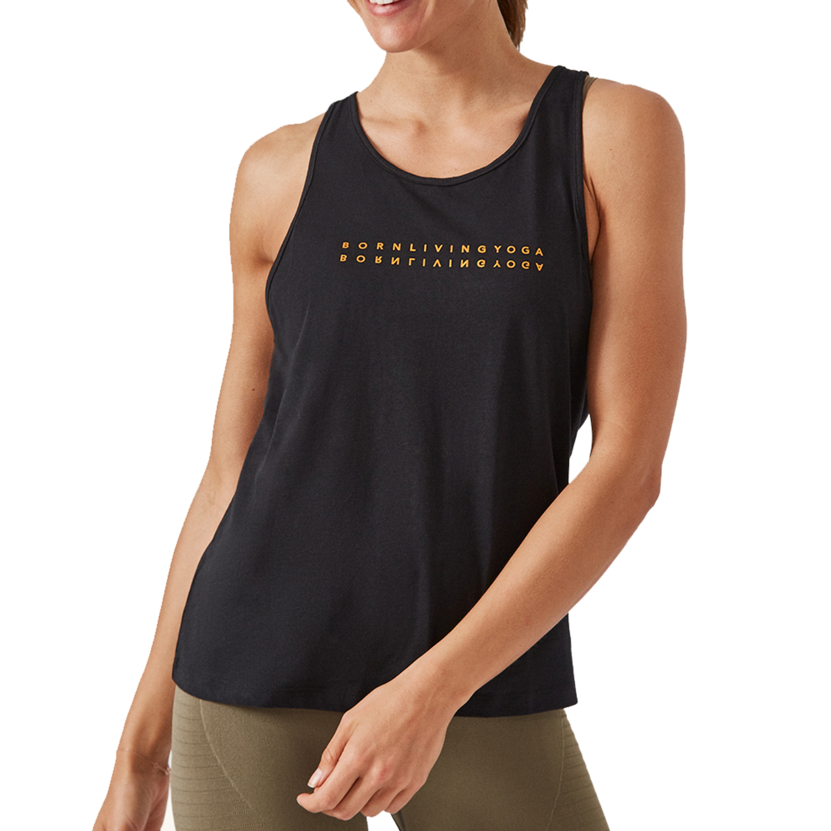 Camiseta De Mujer Bronze Born Living Yoga