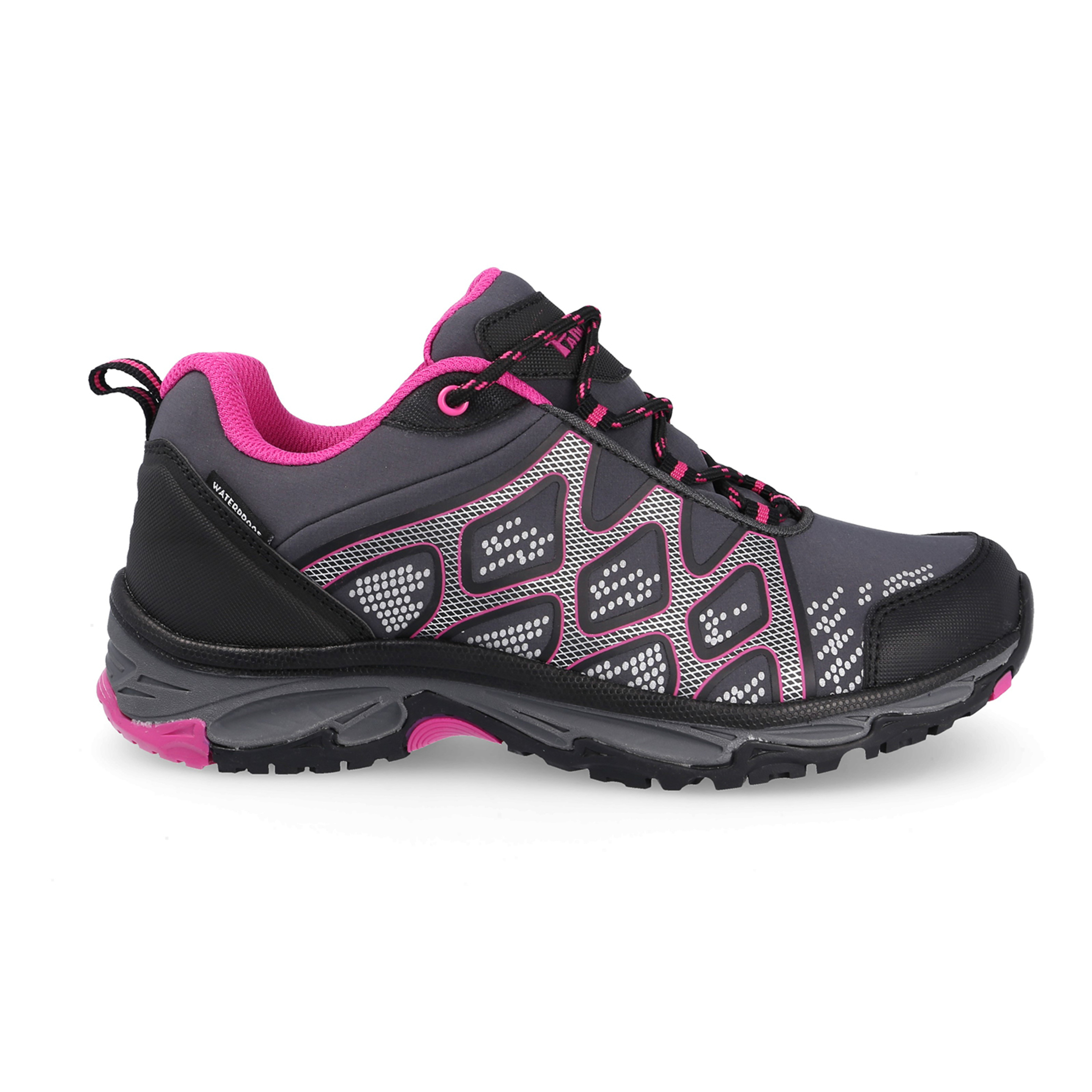 Deportivo De Trekking Paredes Coral, Color Fucsia Shoftshell Waterproof