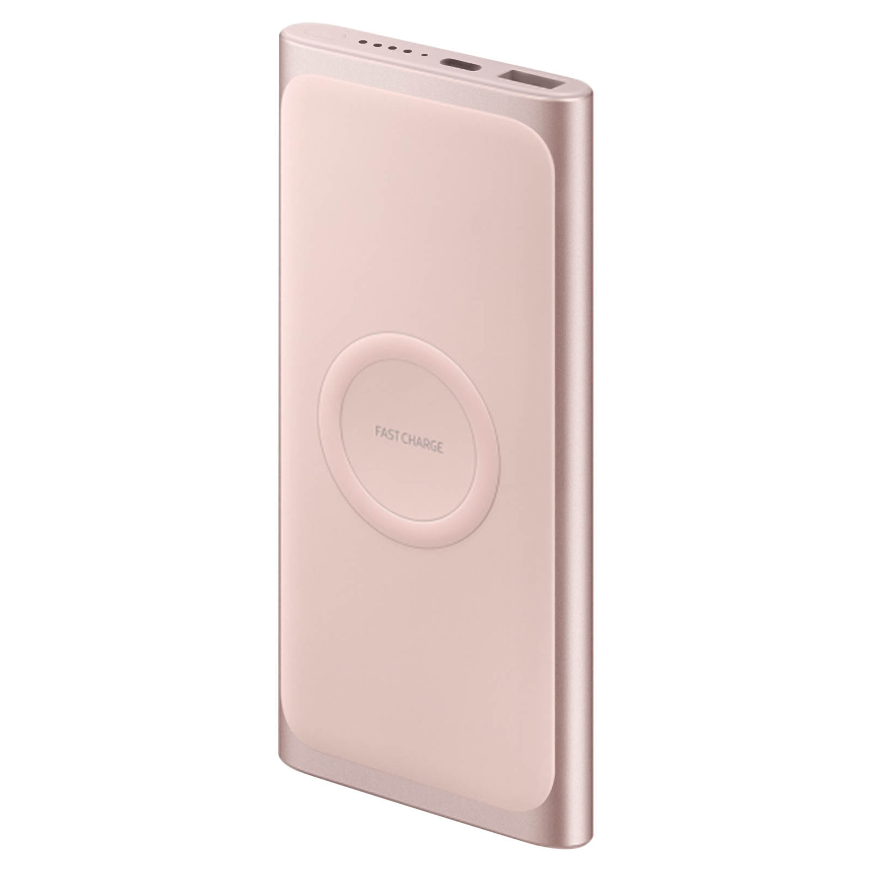 Powerbank Samsung 10000mah Puertos Usb/usb-c Con Carga Por Inducción Qi - Rosa