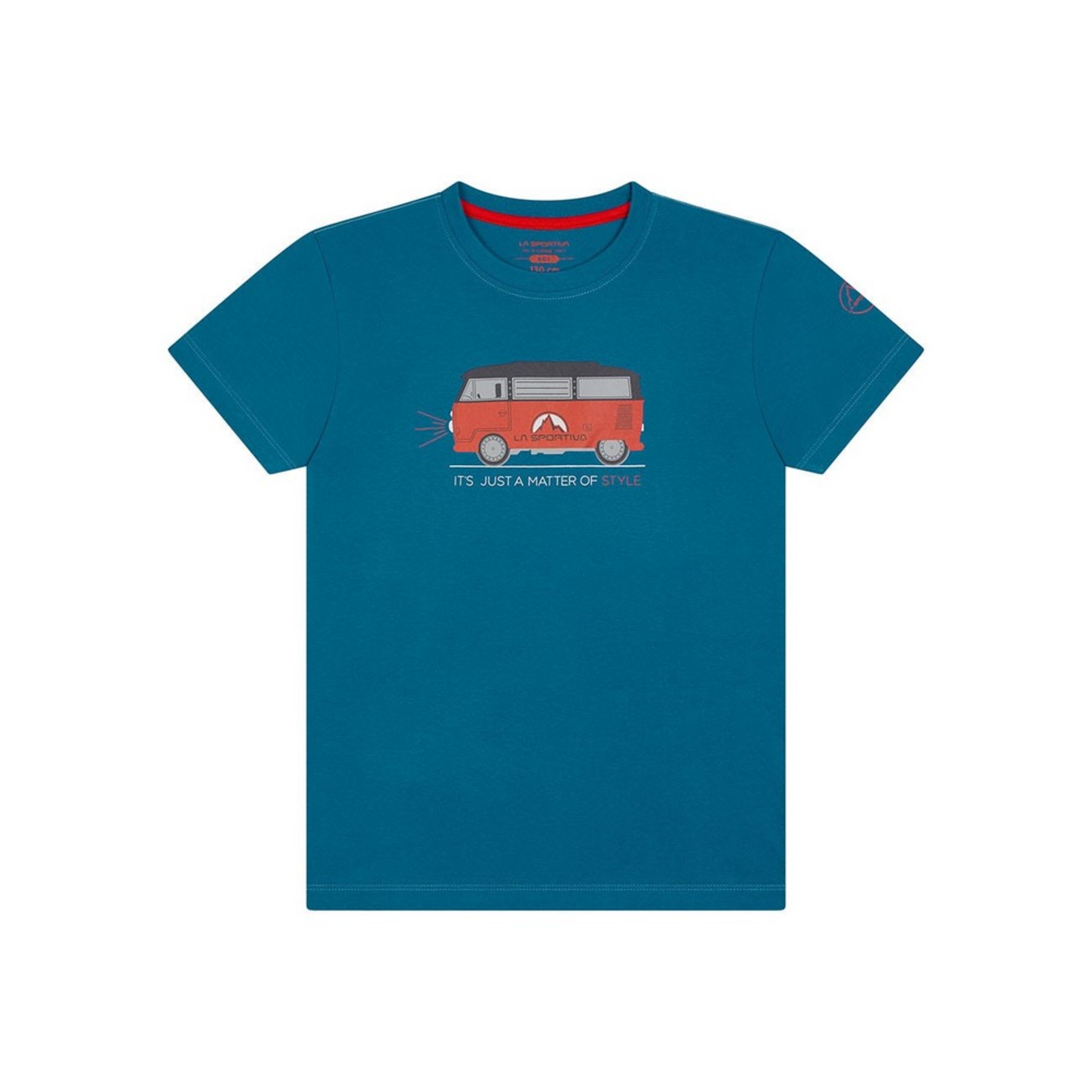 Camiseta Para Niño Van La Sportiva - Azul  MKP