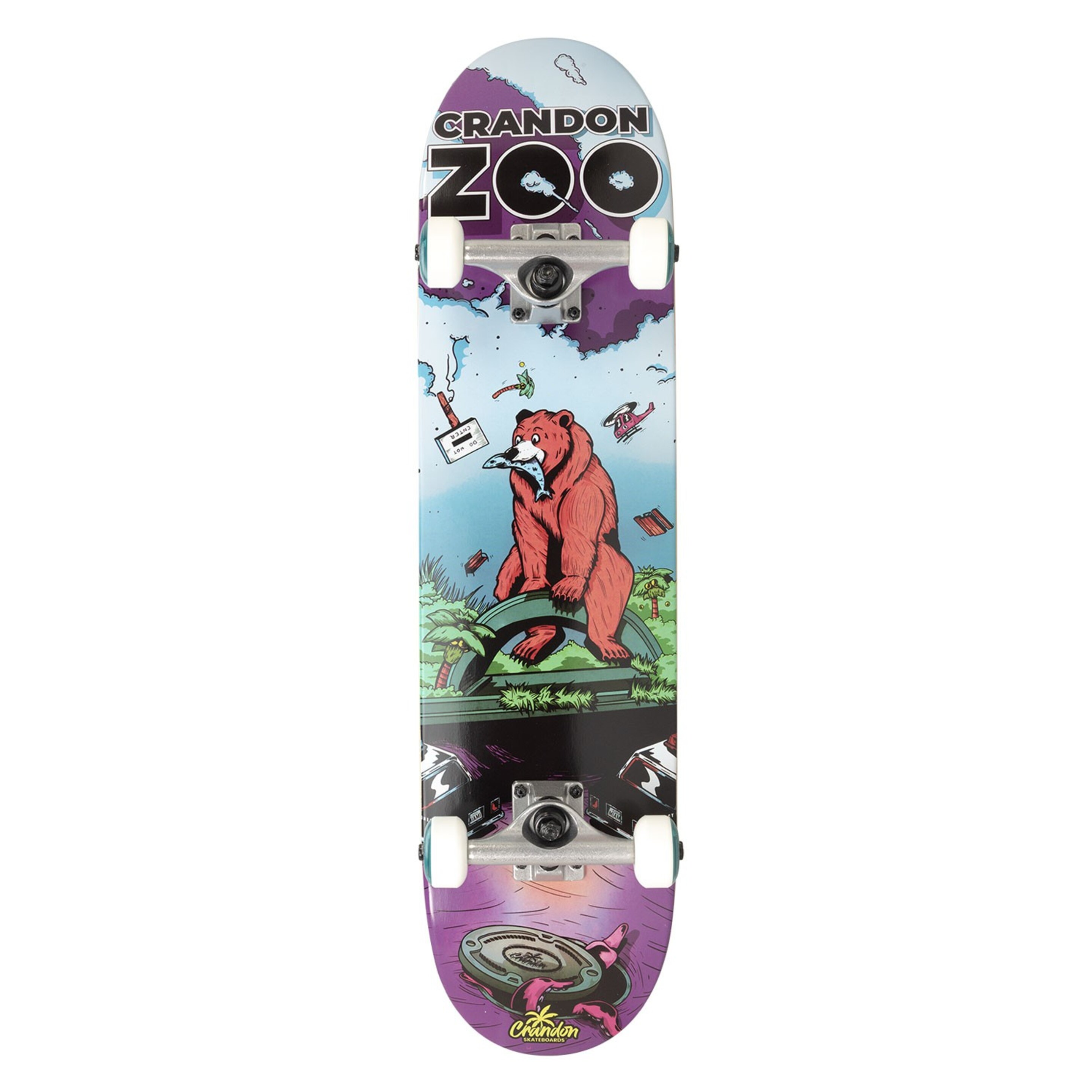 Skate Completo Crandon Skc775bear - lila - 