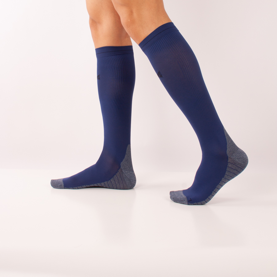 Paquete 2 Pares De Calcetines Xtreme Sockswear De Compresión Gradual Deportiva - azul - 