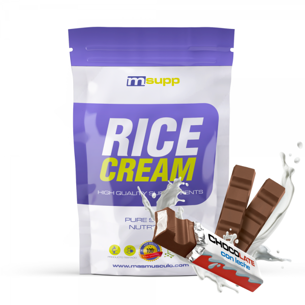 Rice Cream (crema De Arroz Precocida) - 1kg De Mm Supplements Sabor Chocolate Con Leche  MKP