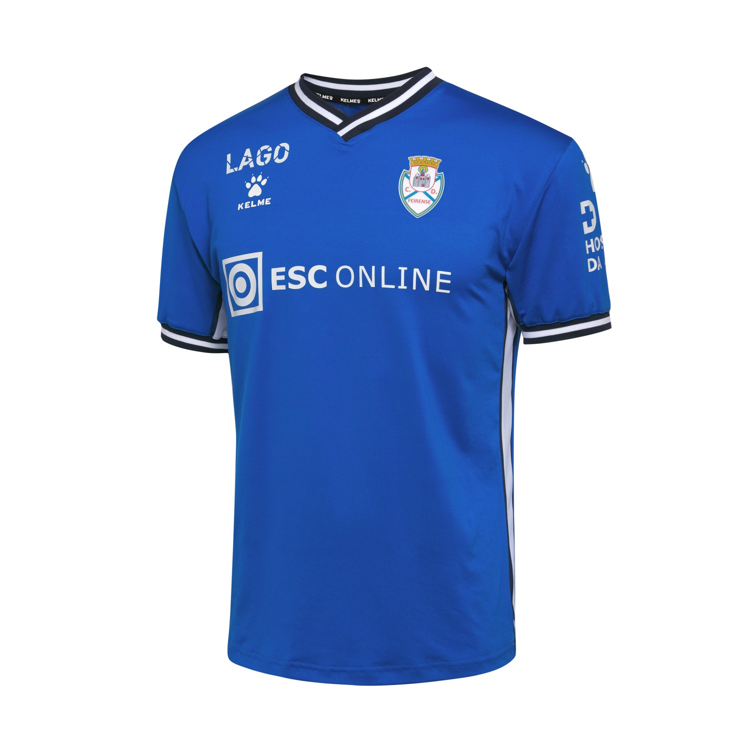 Camiseta Manga Corta Kelme Home Feirense 23-24 - azul - 