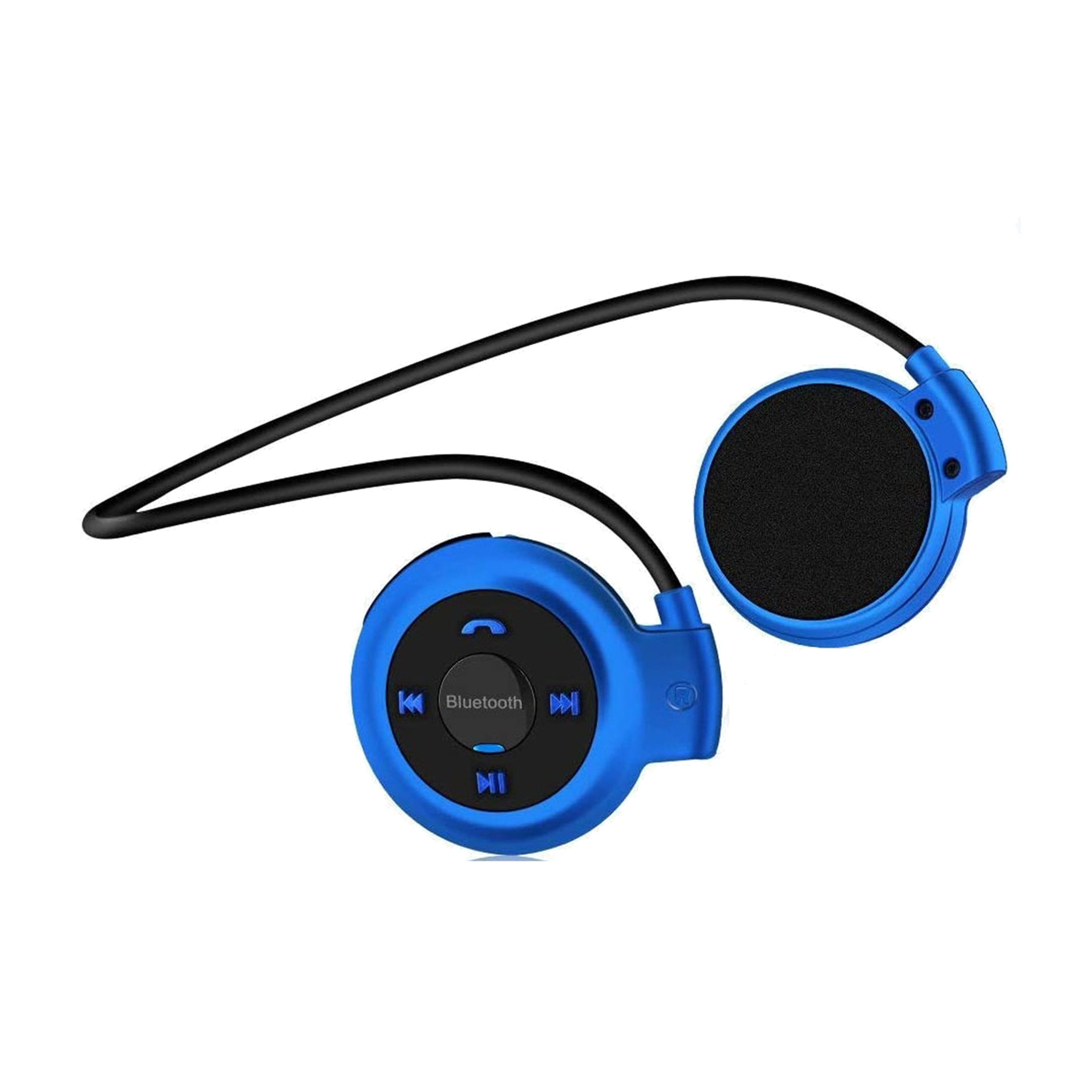 Auriculares Bluetooth Inalambrico Radio Fm Tarjeta Sd - azul - 
