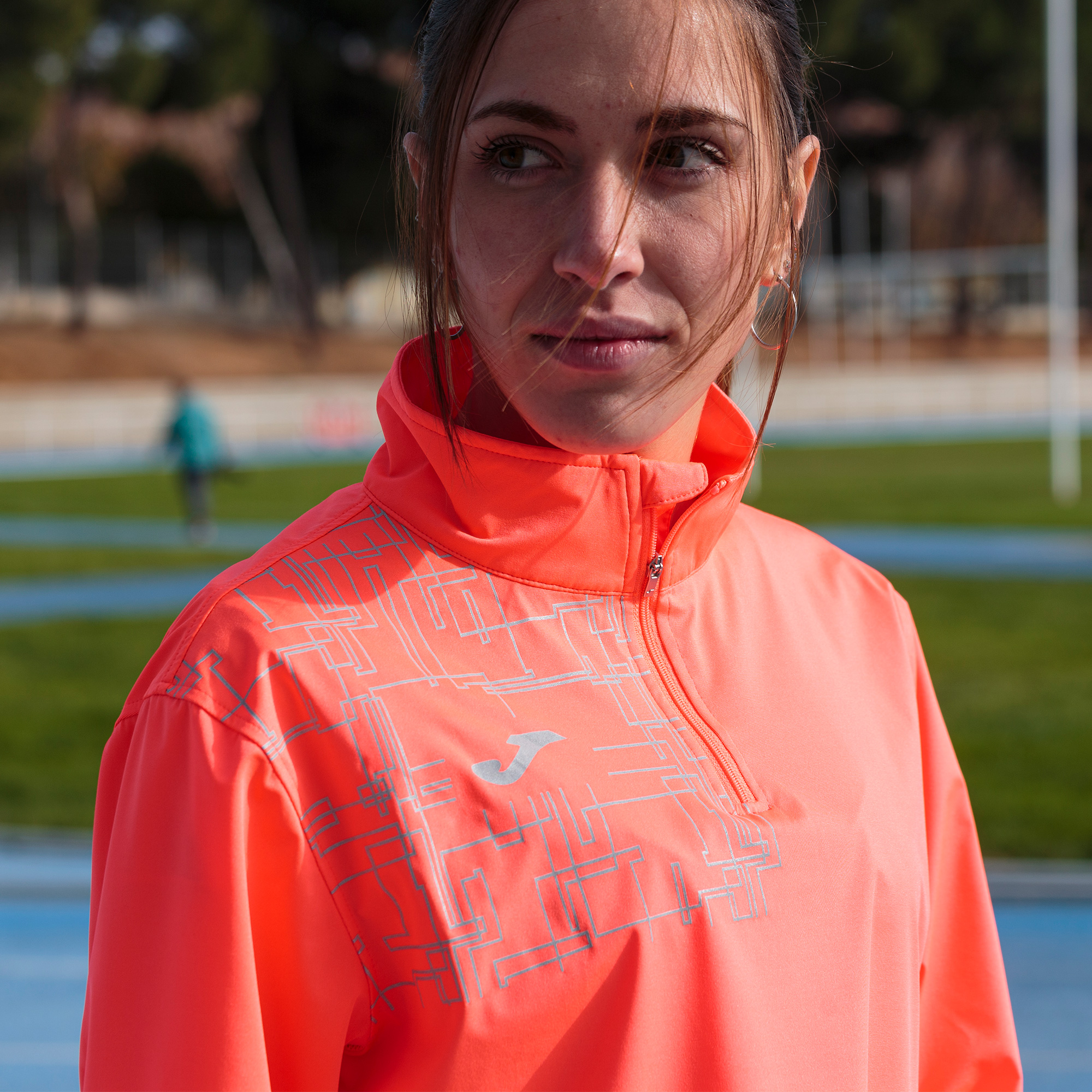 Sudadera Joma Elite Viii Coral Flúor