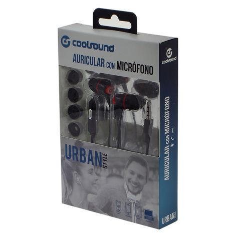 Auriculares Com Fio Coolsound Urban Mic