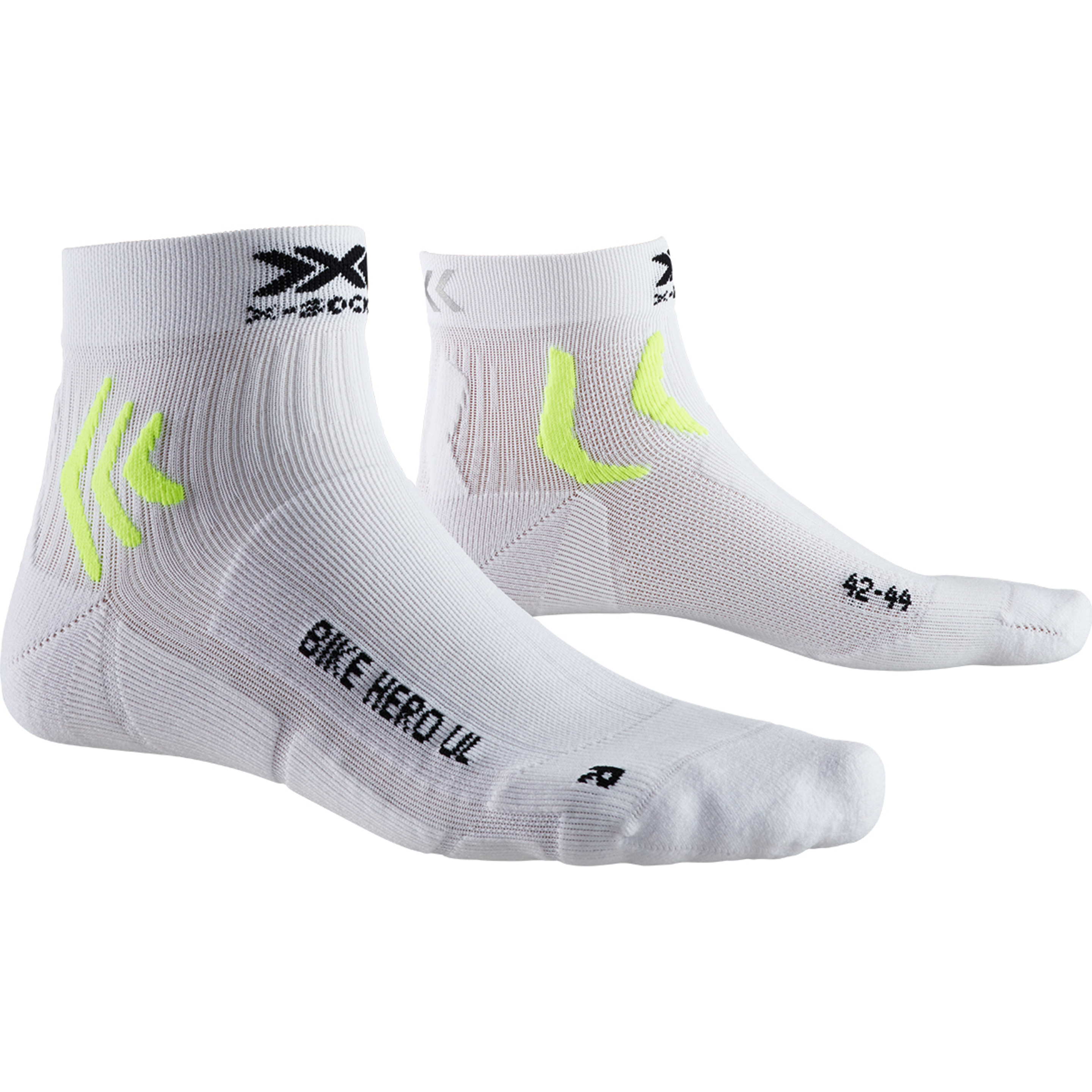 Meia Bike Hero Ul  X-socks - blanco - 