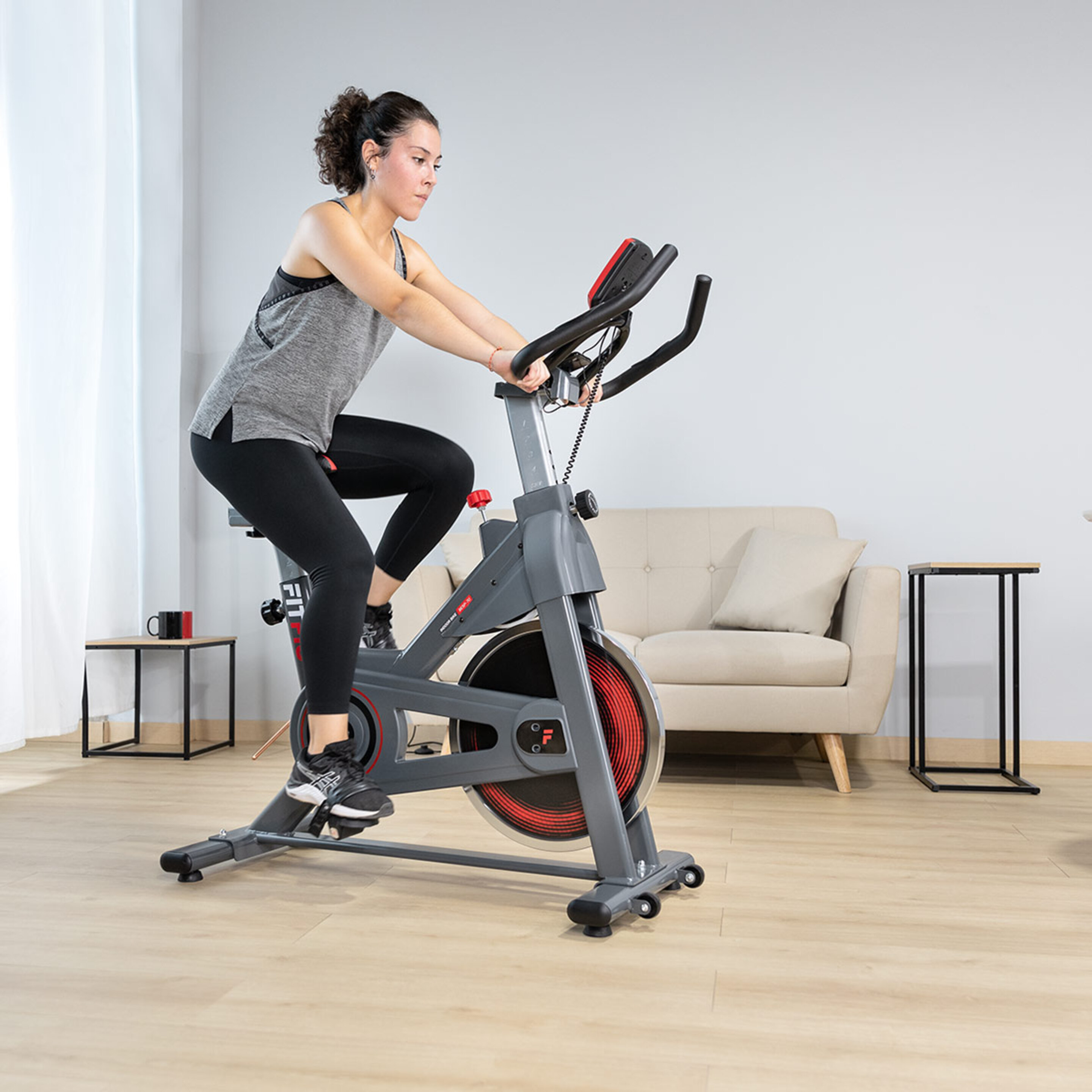 Bicicleta De Spinning Estática Indoor Fitfiu