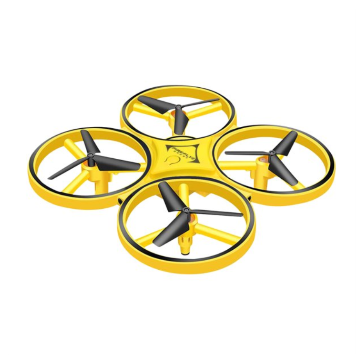 Mini Dron Smartek Firefly Dron Cuadricóptero Con Control Remoto, Iluminación Led Smartek - amarillo - 