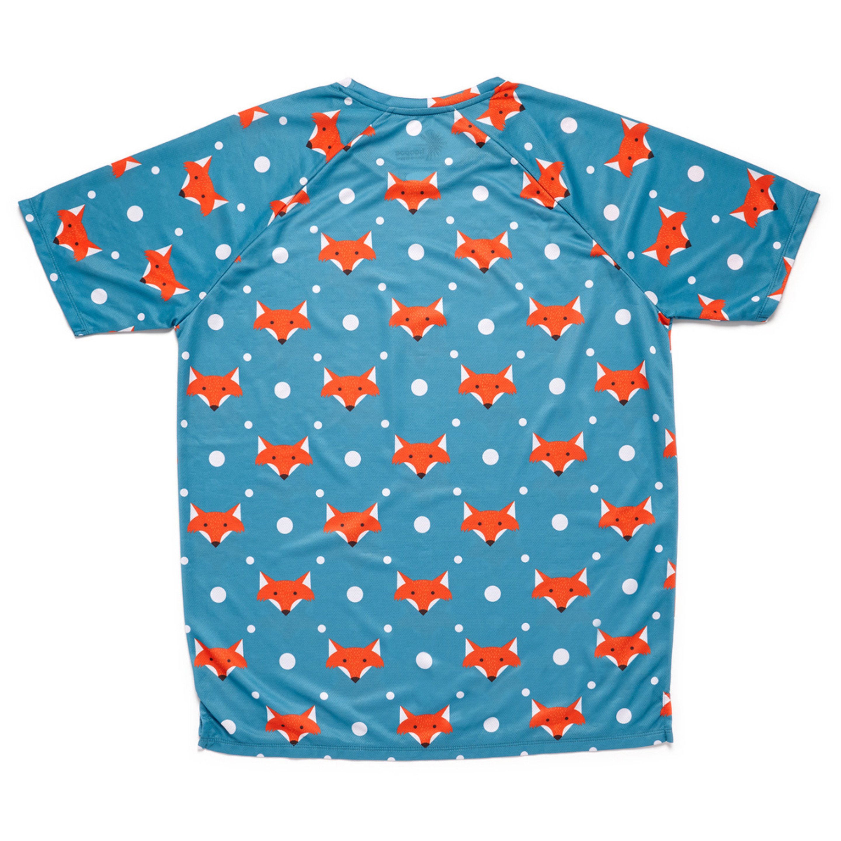 Camiseta De Running De Hombre Foxblue Hoopoe Apparel - azul - Divertida, Original Y Molona.  MKP