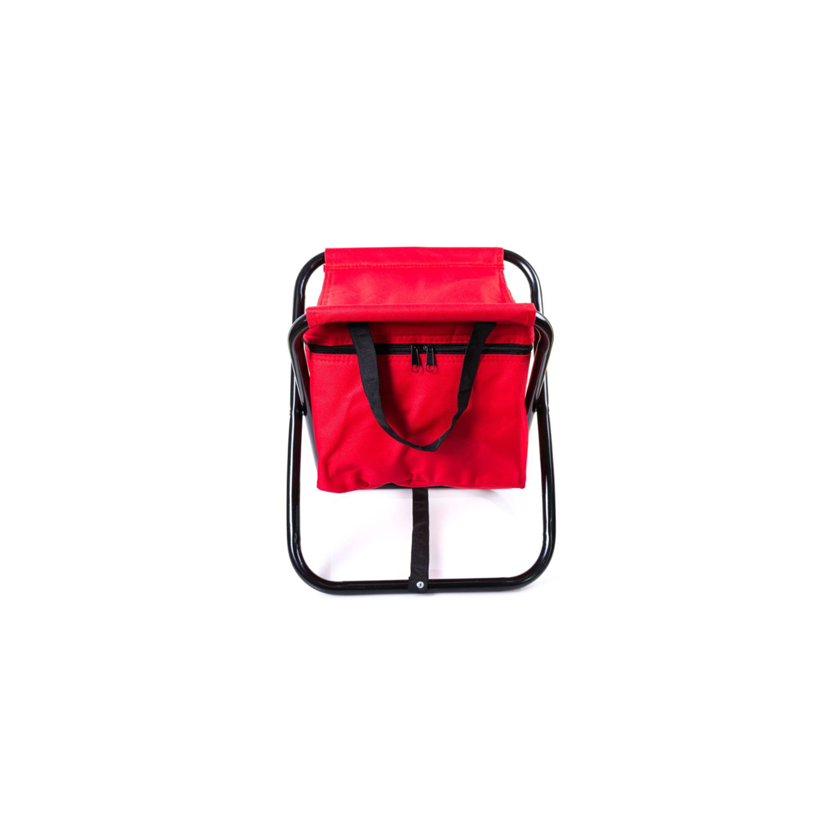 Silla Plegable Con Nevera Vital Rojo