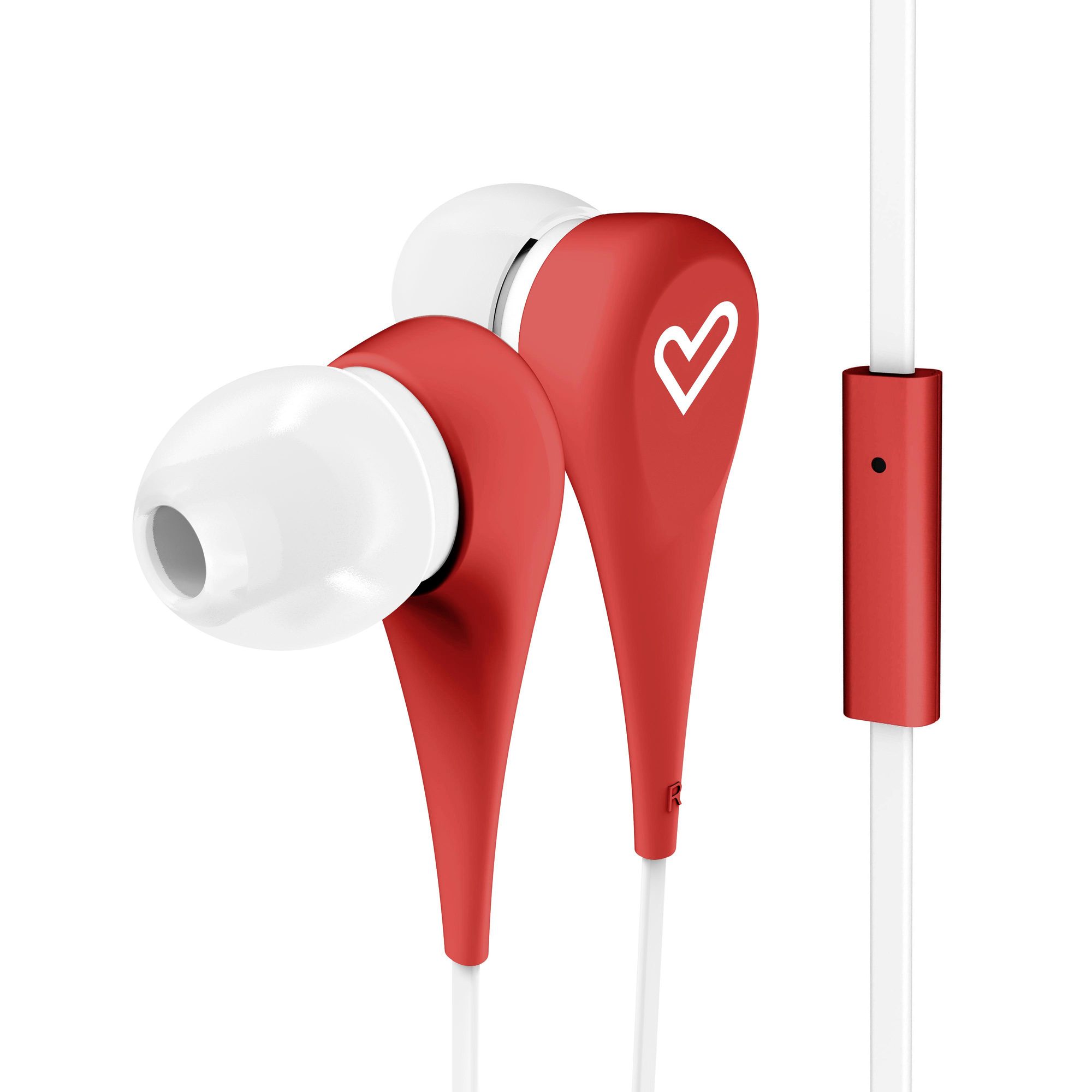 Auscultadores Deportivos  Style 1+ Red (in-ear, Mic, Control Talk, Flat Cable)