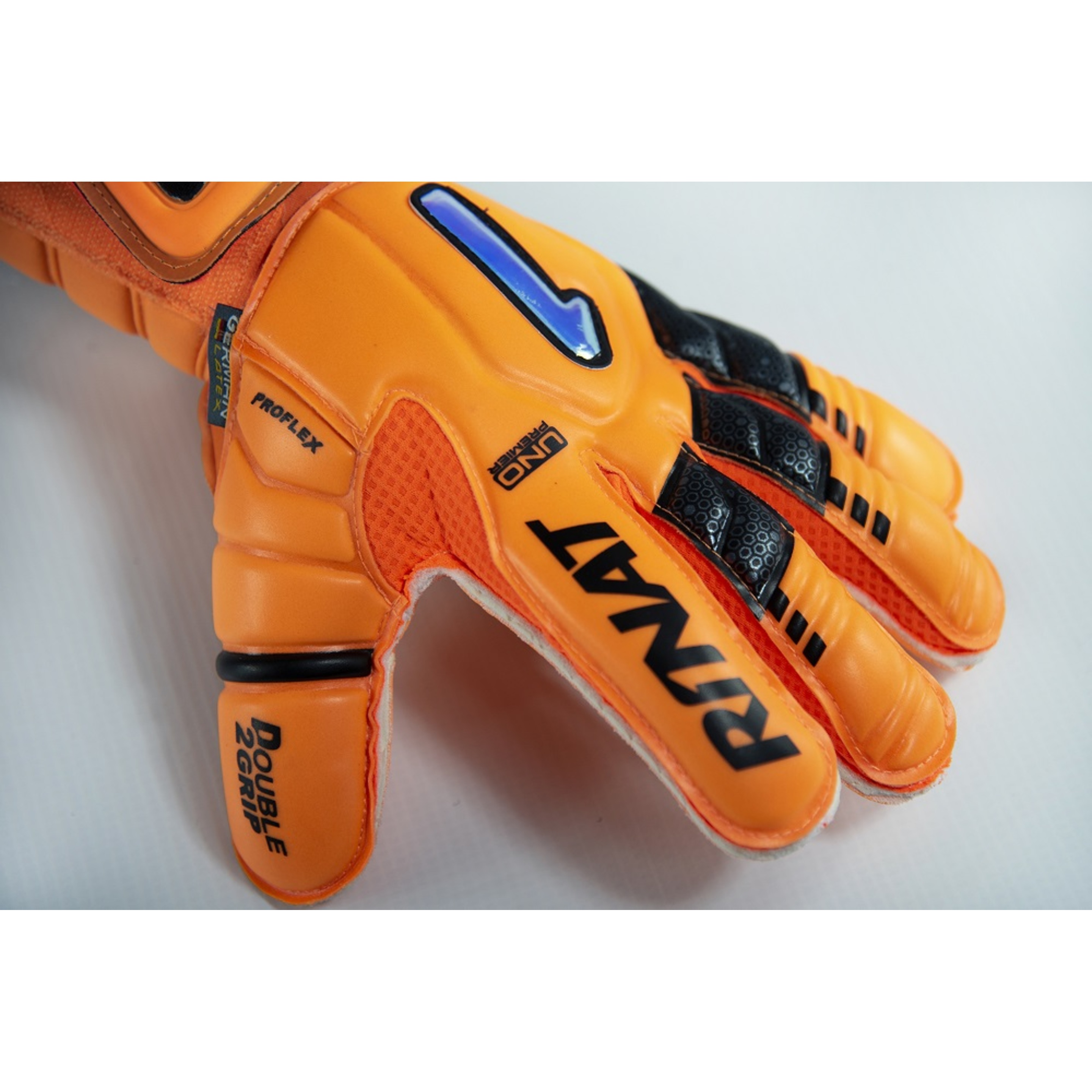 Guante De Portero Rinat Uno Premier Lux Naranja Neon