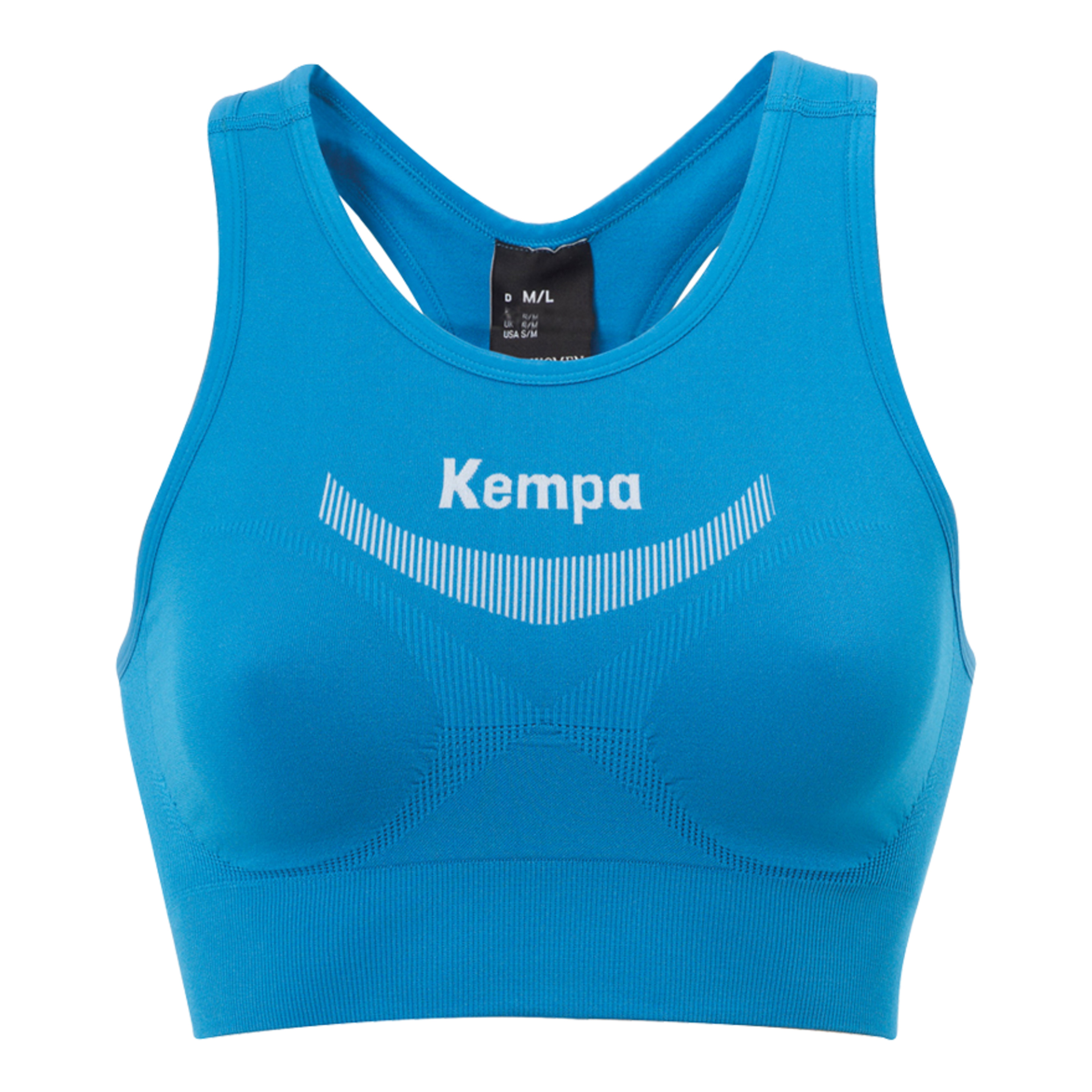 Attitude Pro Top De Mujer Kempa Azul/blanco Kempa