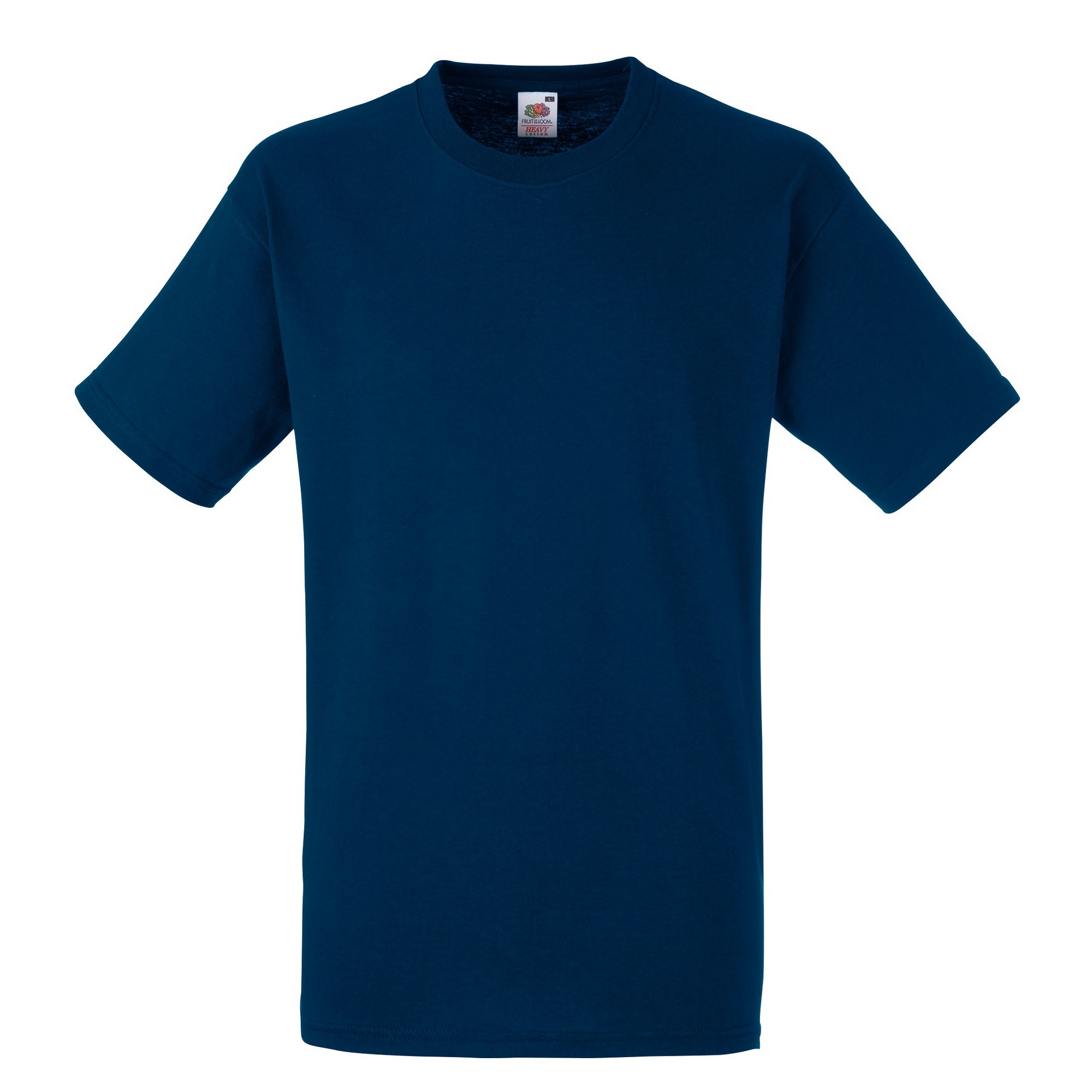 Camiseta Básica De Manga Cort 100% Algodón De Calidad Superior Belcoro® - azul - 