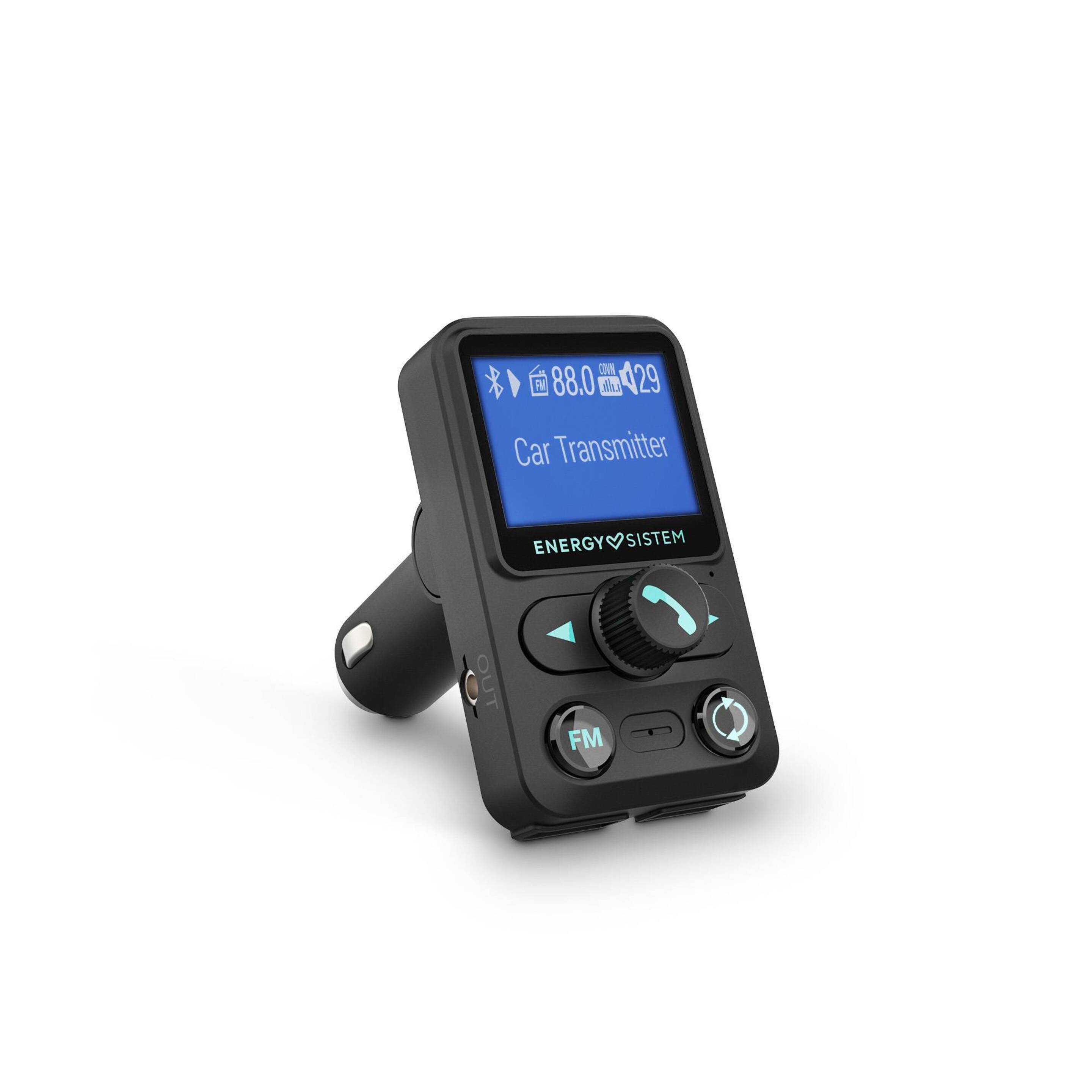 Transmisor Fm Energy Sistem Car Fm Xtra Bluetooth, Microsd, Usb Mp3 - negro - 