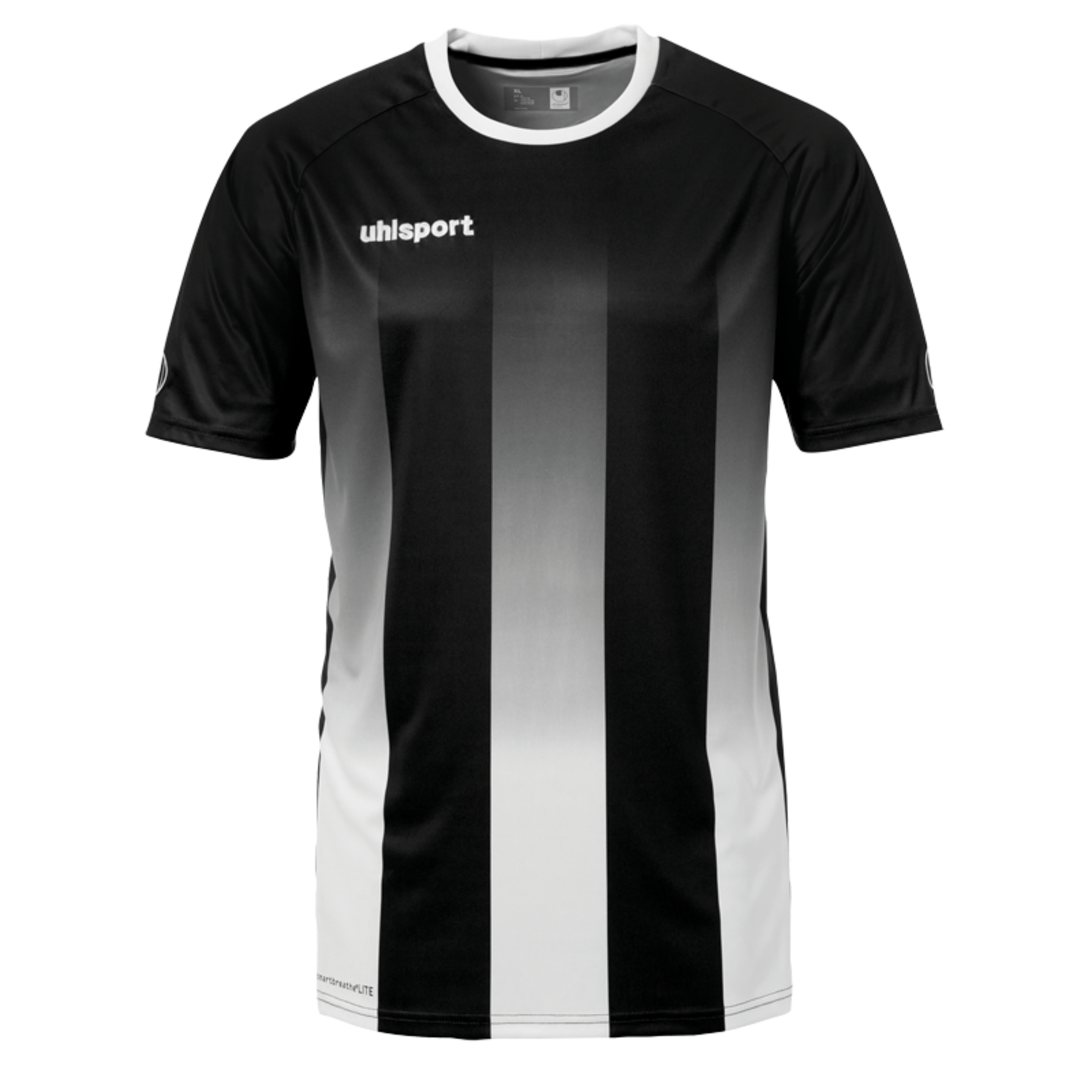 Stripe Camiseta Mc Negro/blanco Uhlsport - negro-blanco - 