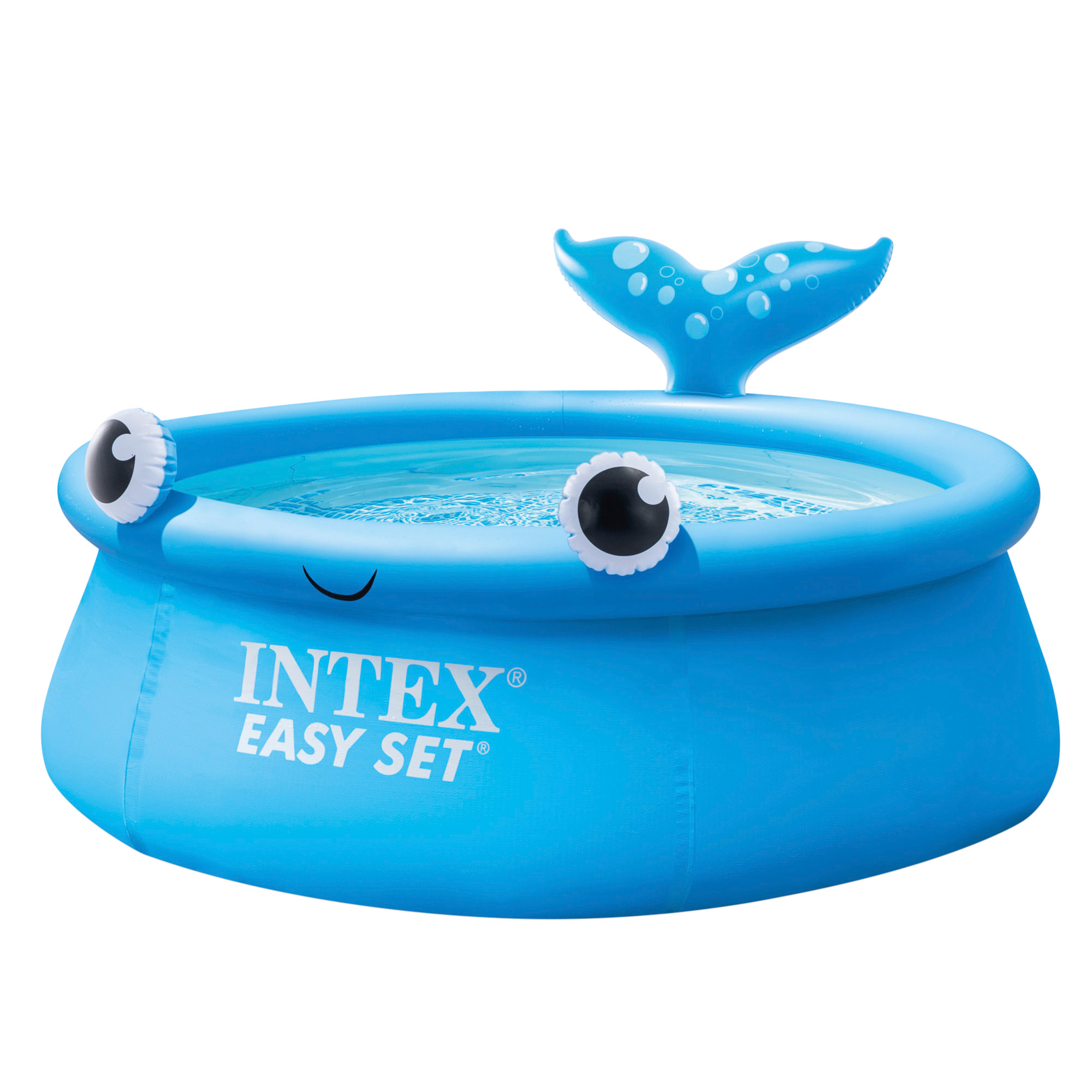 Piscina Inflável Infantil Baleia Easy Set Intex - azul - 
