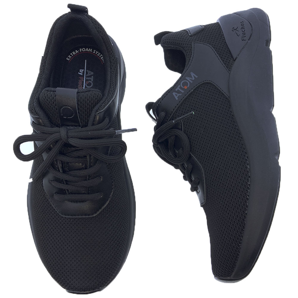 Zapatos Fluchos Atom F1251 - Preto - Tênis masculinos | Sport Zone MKP