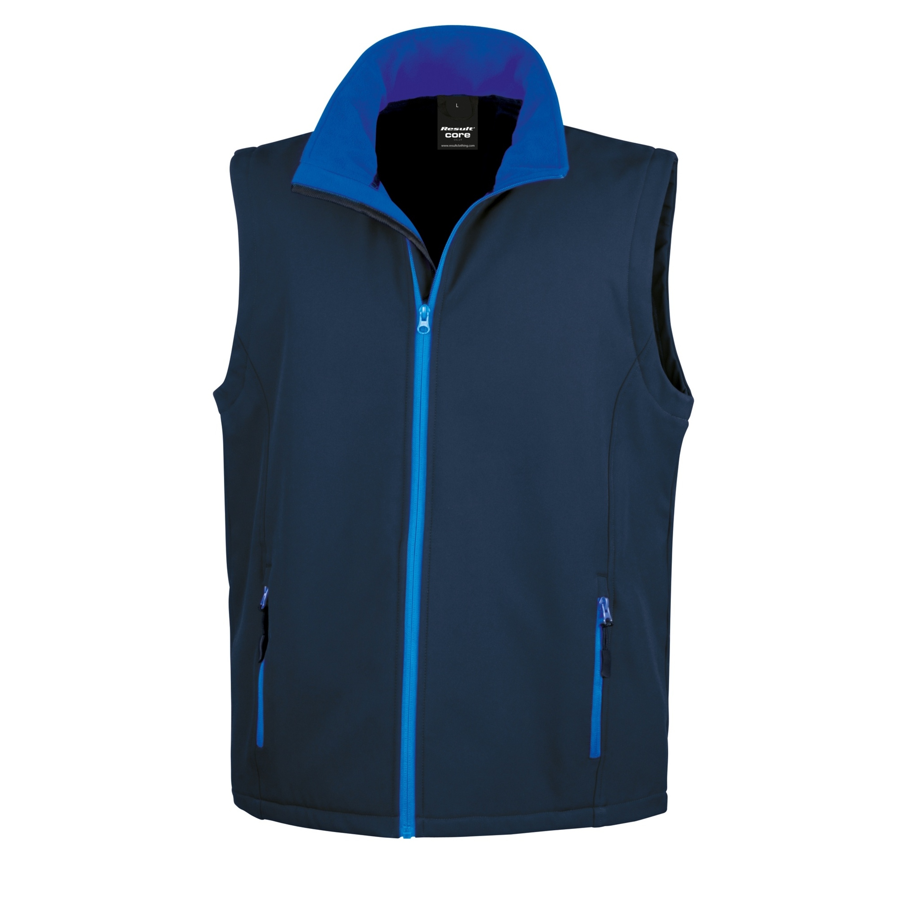 Chaleco Softshell Result Ideal - azul - 