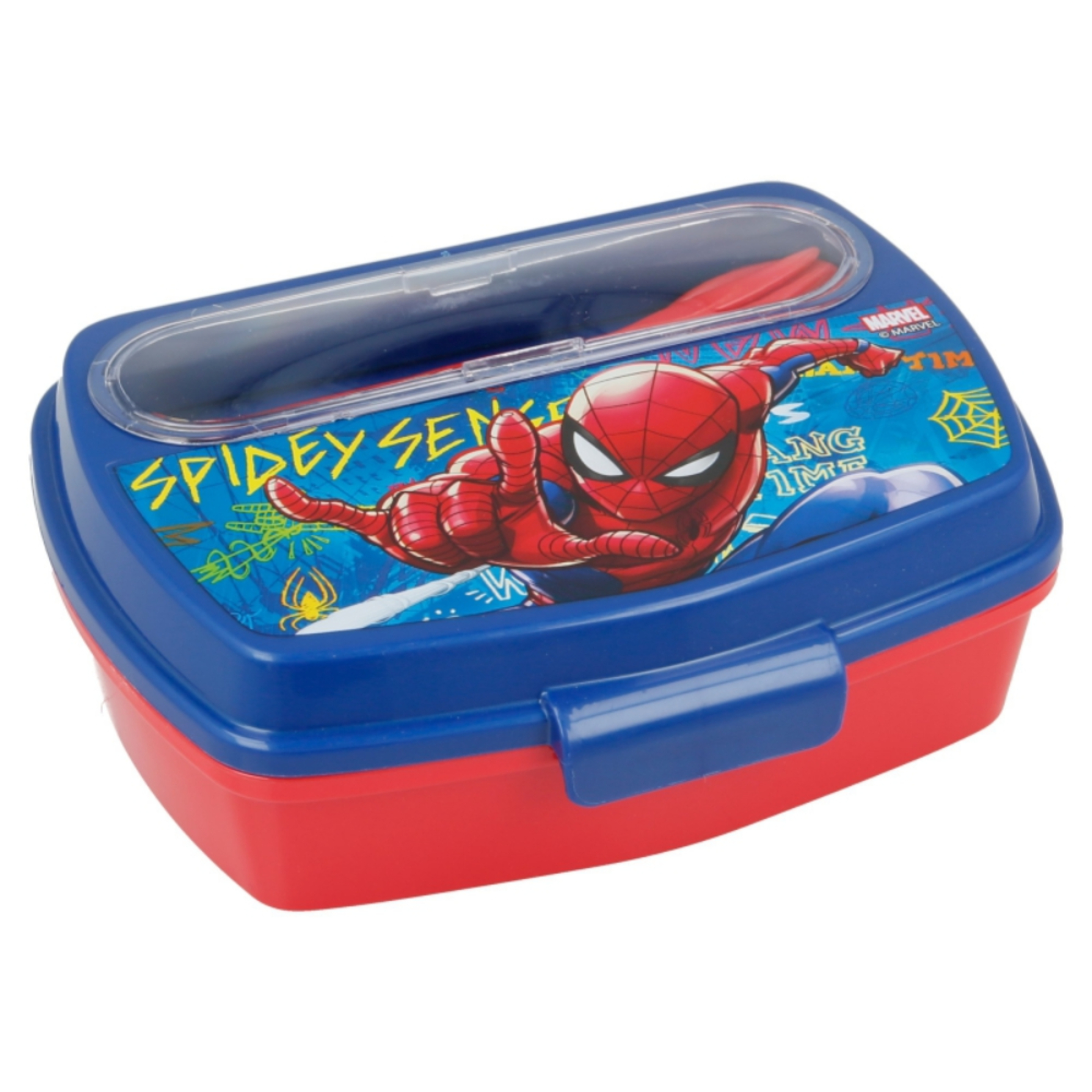 Sandwichera Spiderman 62432 - Rojo  MKP