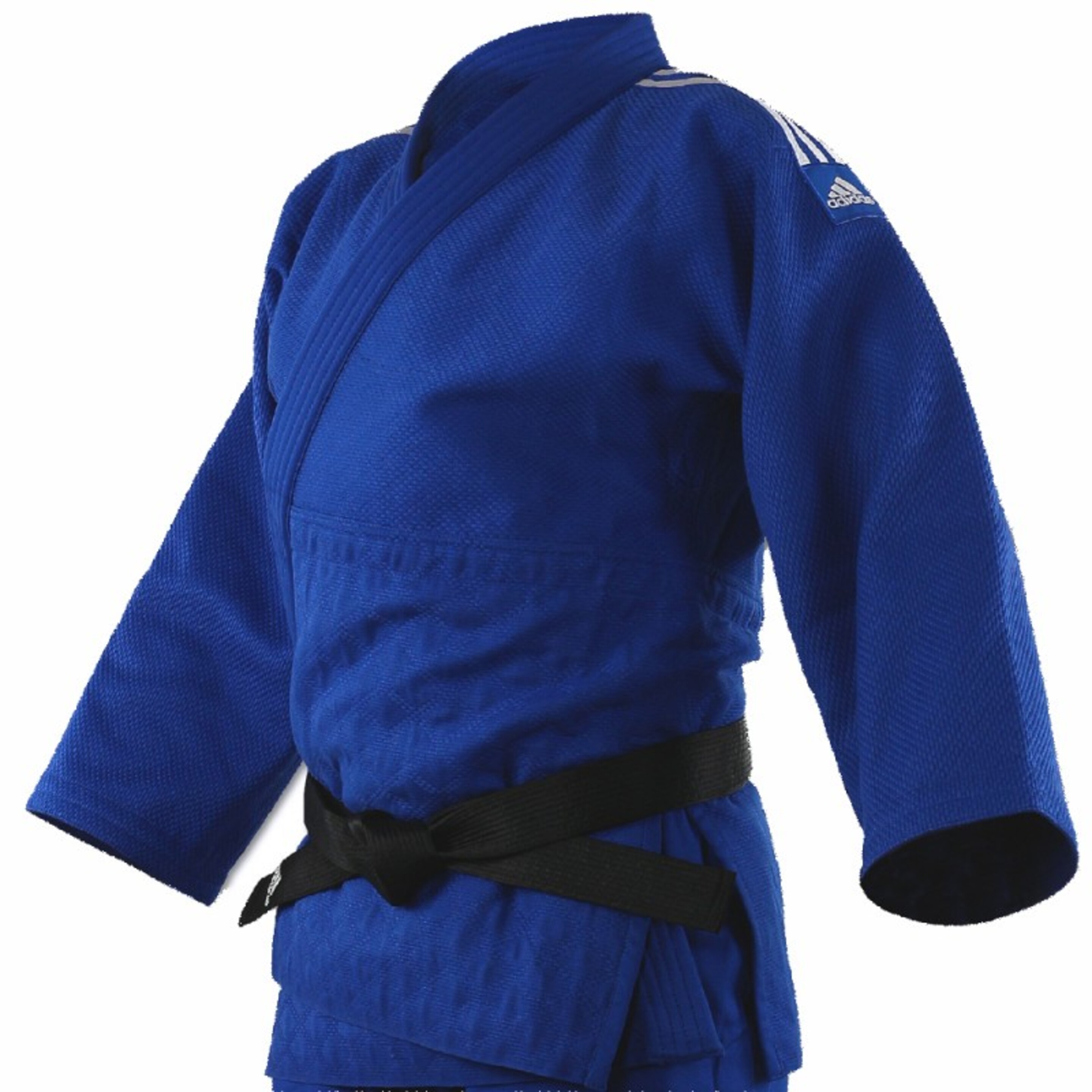 Kimono De Judo adidas Contest Riscas Brancas - azul-blanco - 