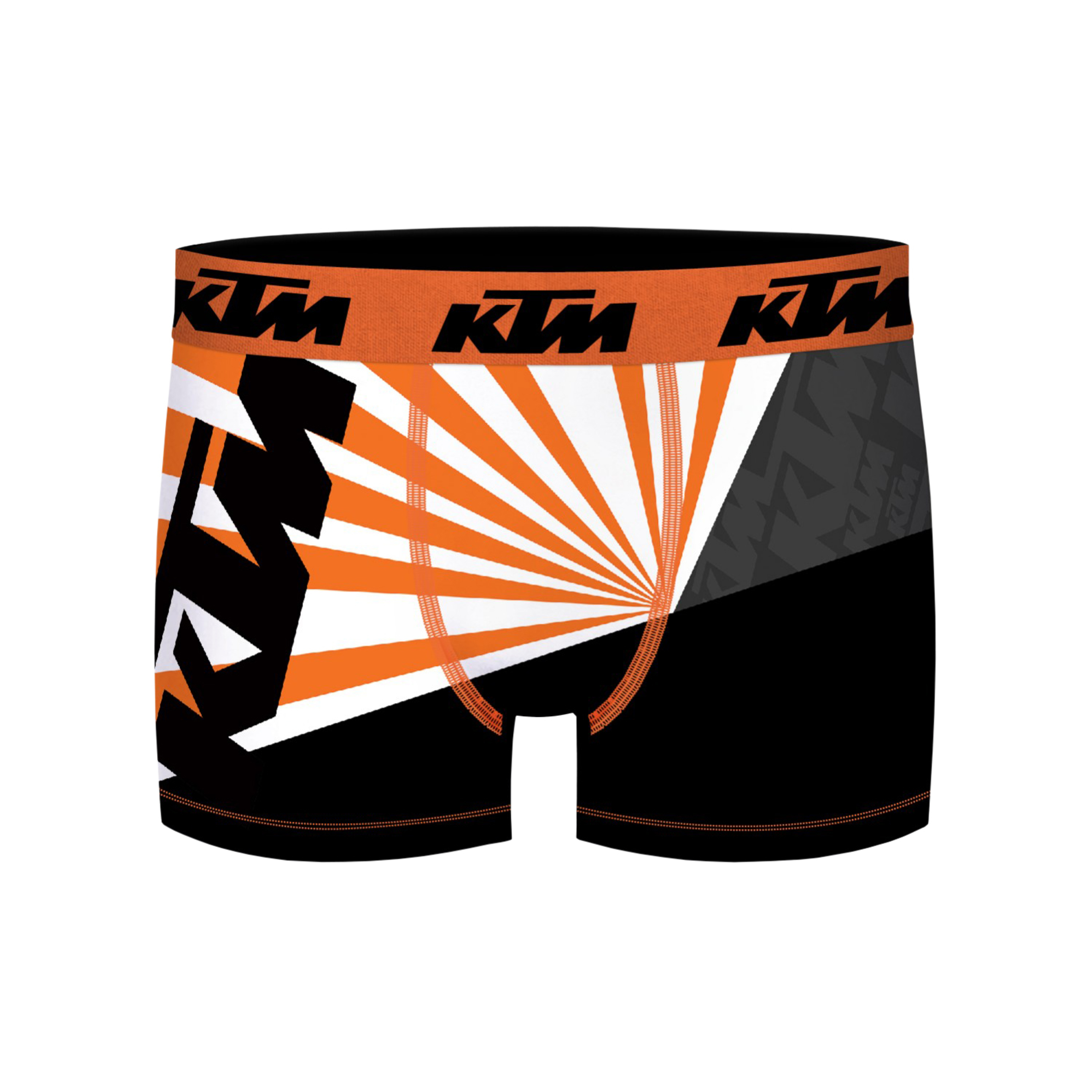 Boxer Ktm Le Mans - Negro/Naranja - Casual Hombre  MKP