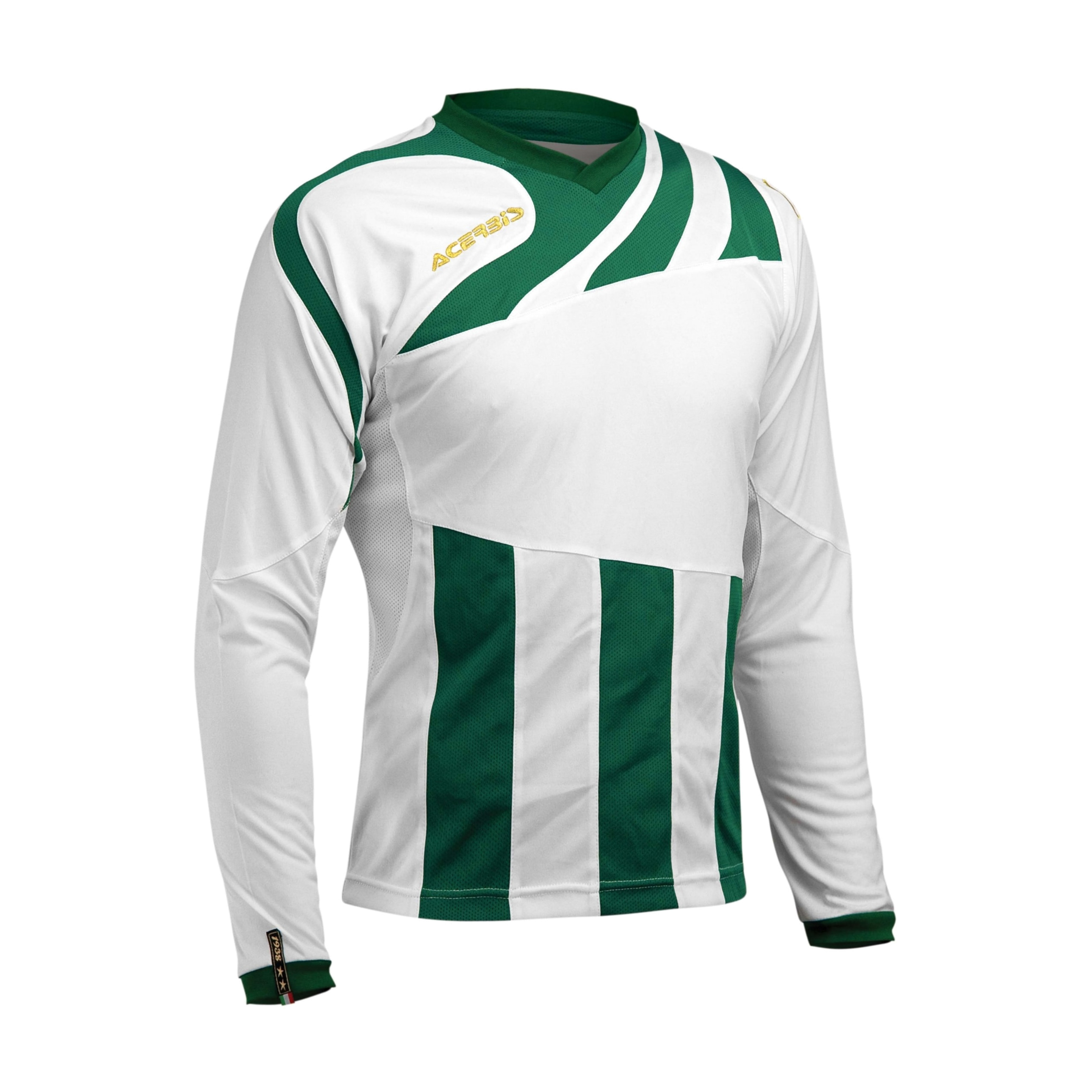 Camiseta Acerbis Mira Manga Larga - blanco-verde - 