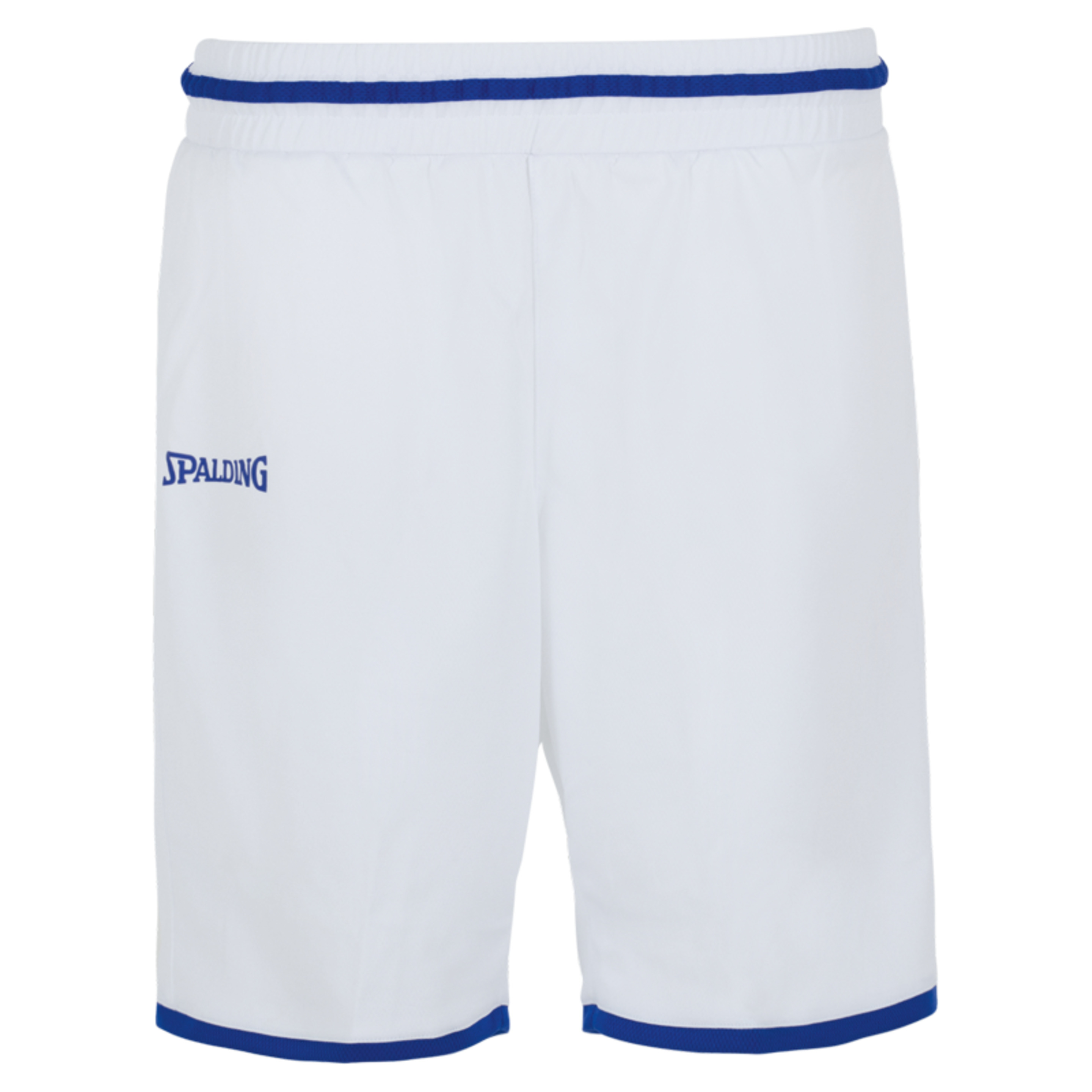 Move Shorts Women Blanco/azul Royal Spalding - blanco_azul - Pantalón Corto De Baloncesto Move Shorts Women  MKP
