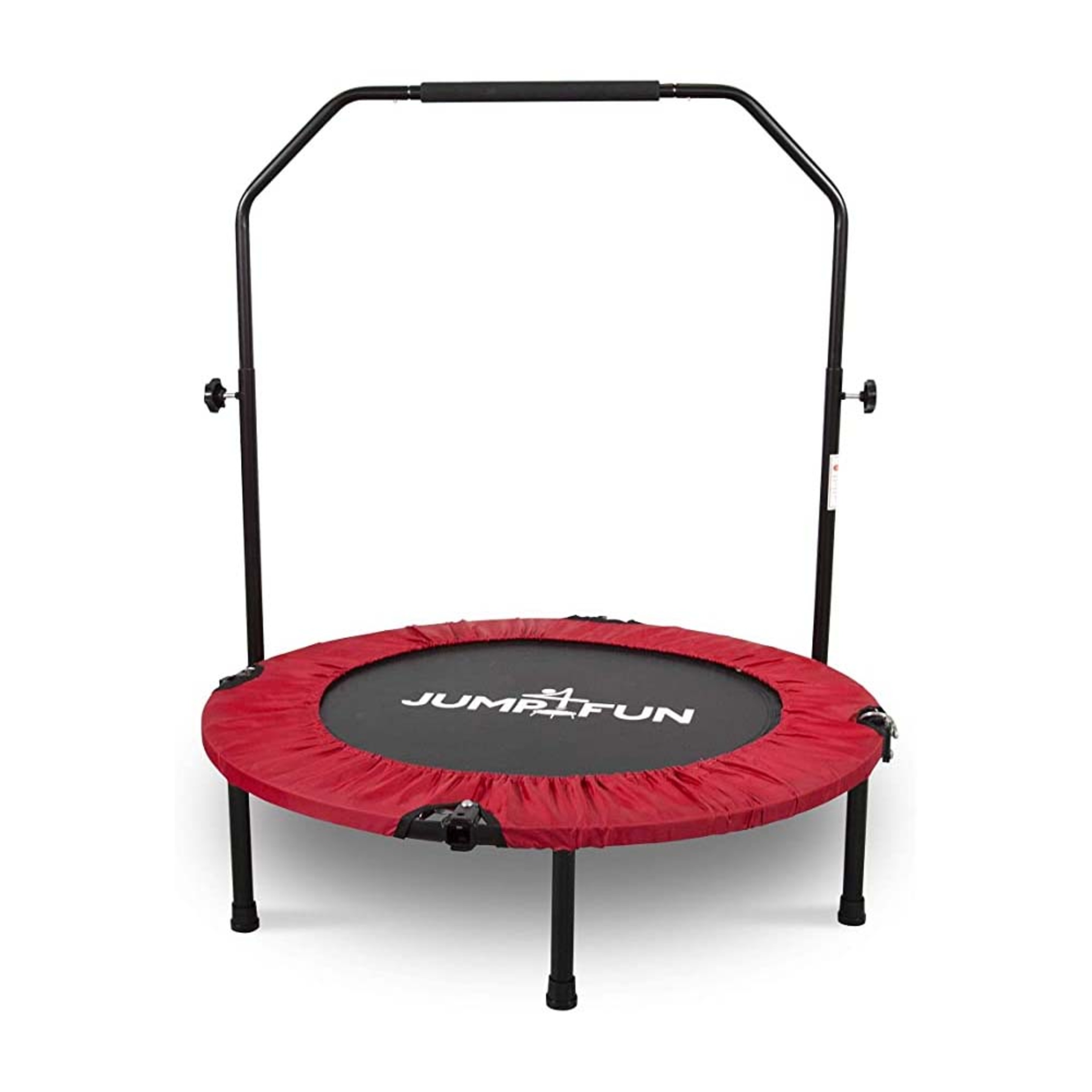 Mini Cama Elástica - Trampolín Fitness Jump4fun Plegable Doble Barra - ø92cm