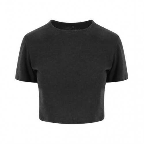 Camiseta Estilo Cropped Awdis Just Ts - negro - 