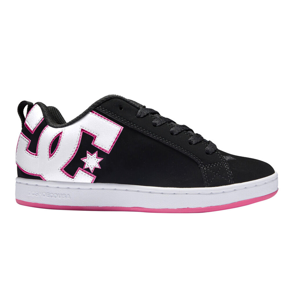 Zapatillas Dc Shoes Court Graffik 300678 Black/pink/crazy (Bpz)