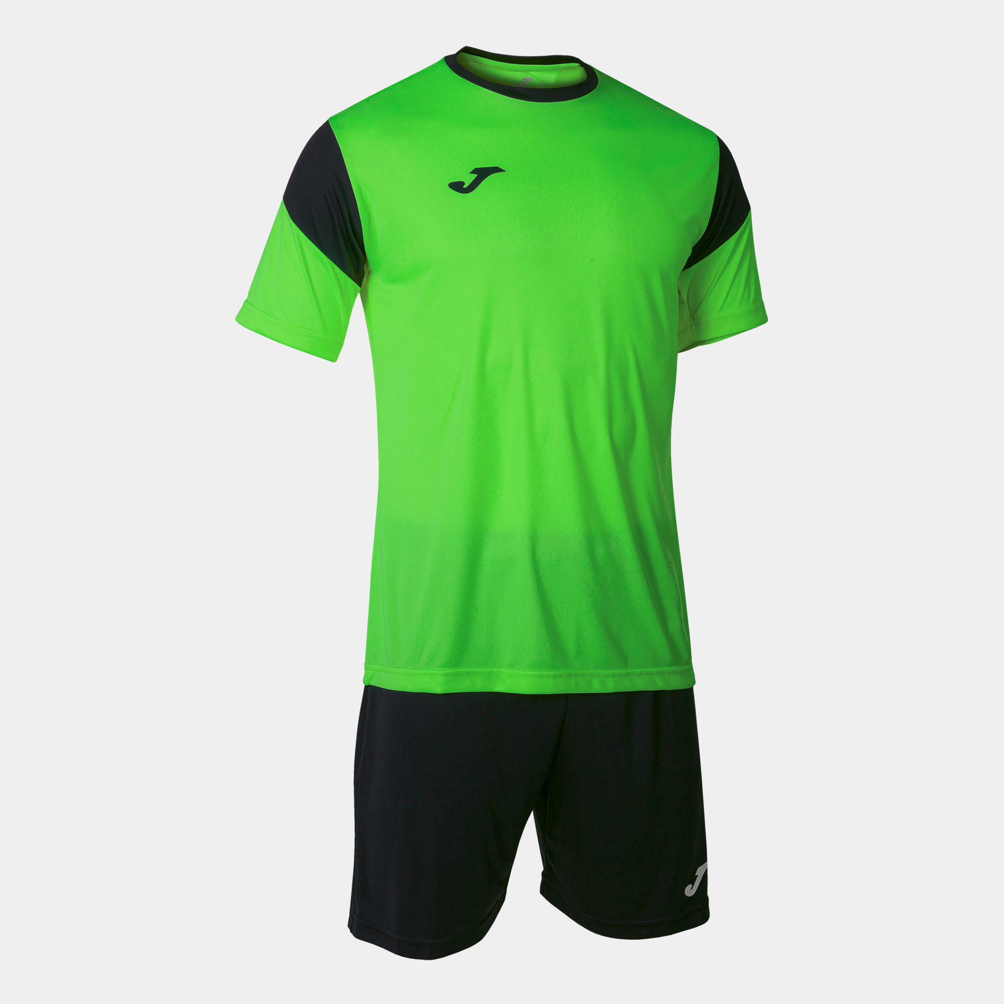 Conjunto Joma Phoenix Verde Fluorescente Preto