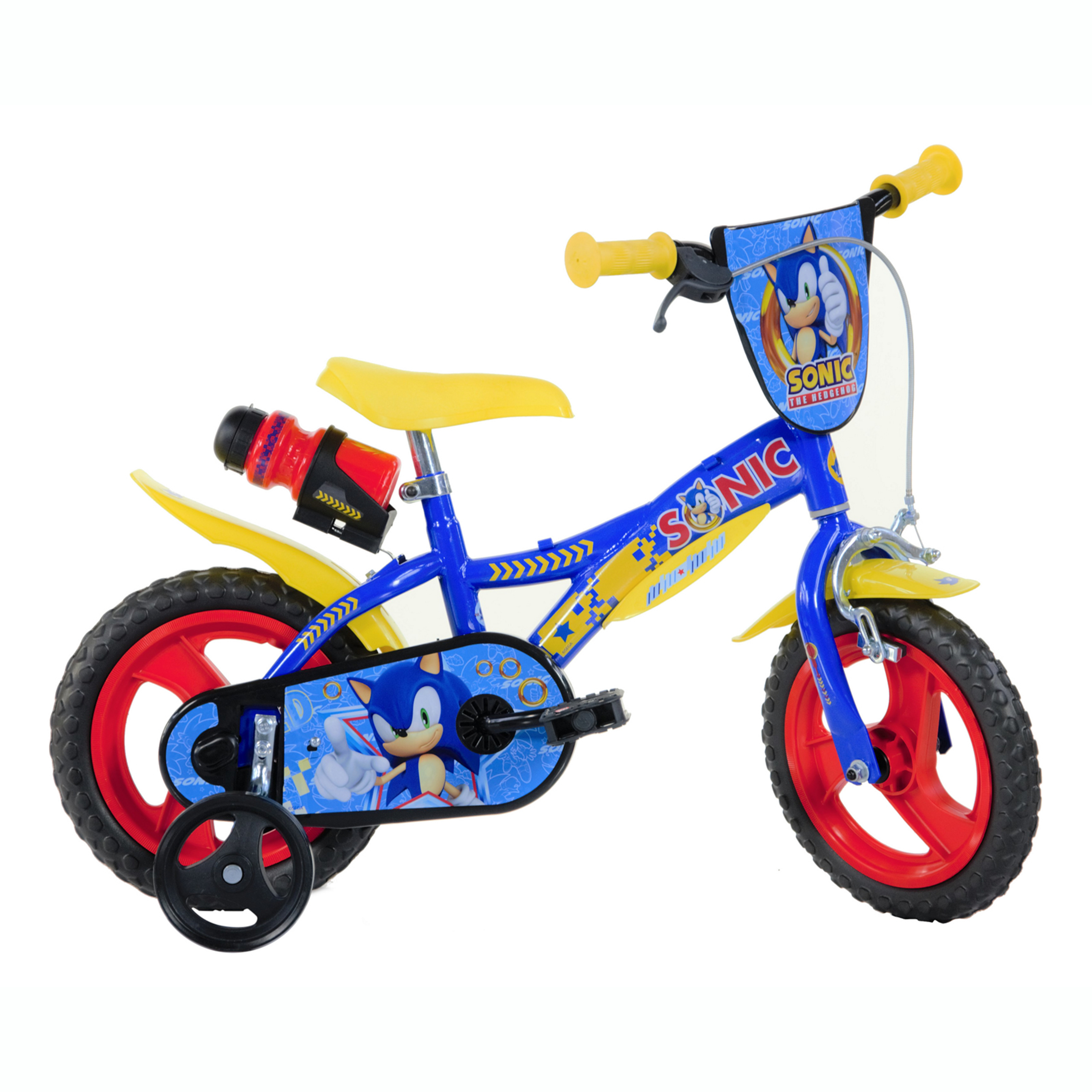 Bicicleta Niño 12 Pulgadas Sonic Azul 3-5 Años - Azul  MKP