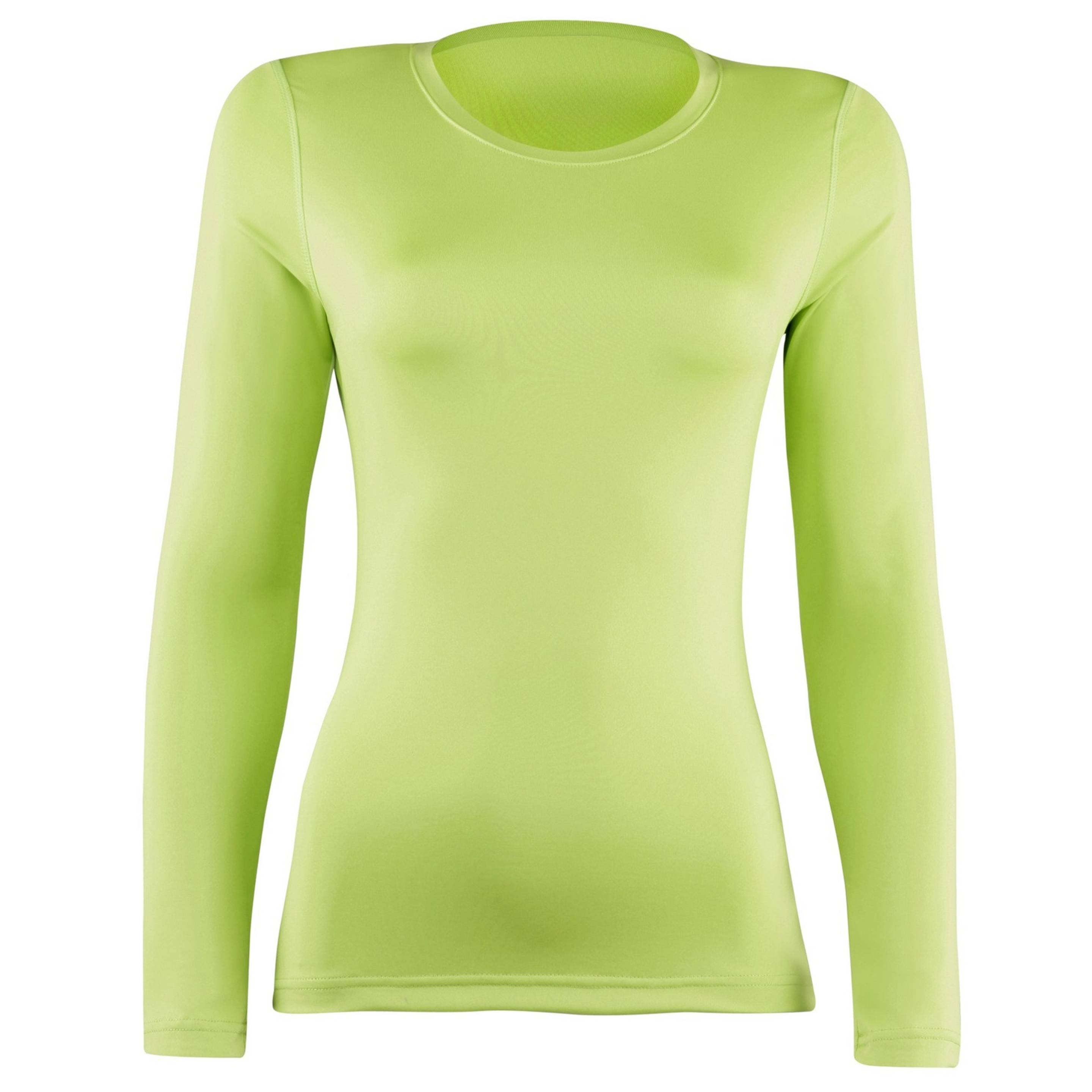 Mulheres/ladies Sports Baselayer Long Sleeve Rhino (Tília) - verde-fluor - 