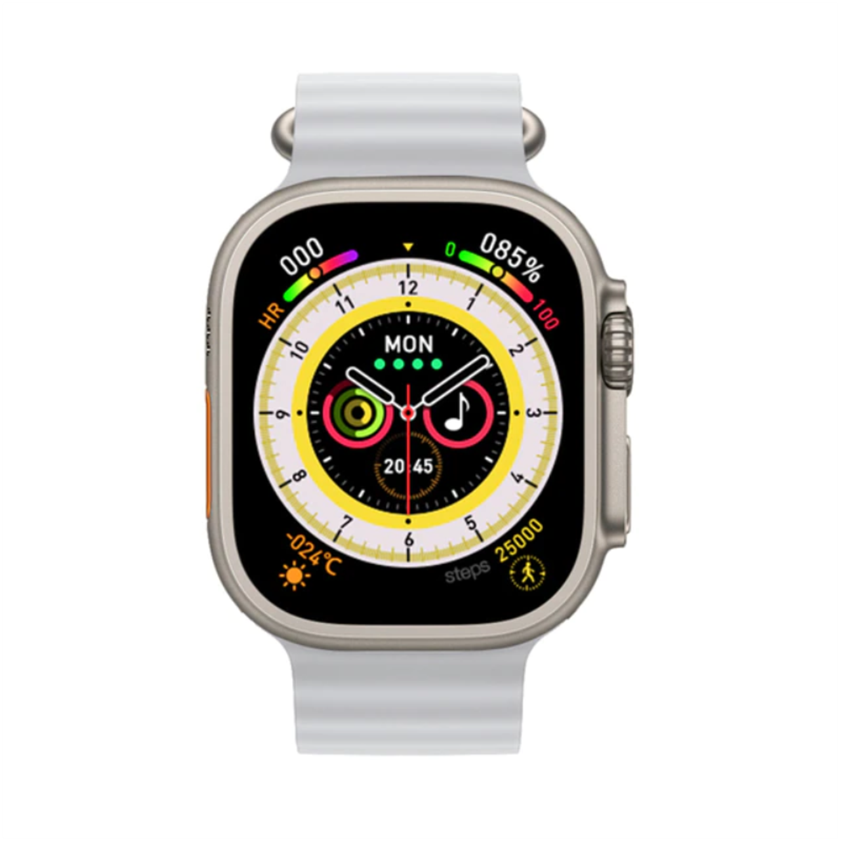 Reloj Inteligente Smartwatch Smartek Sw-wk8 Ultra Serie 8,bt, Llamadas, Carga Inalámbrica - gris - 