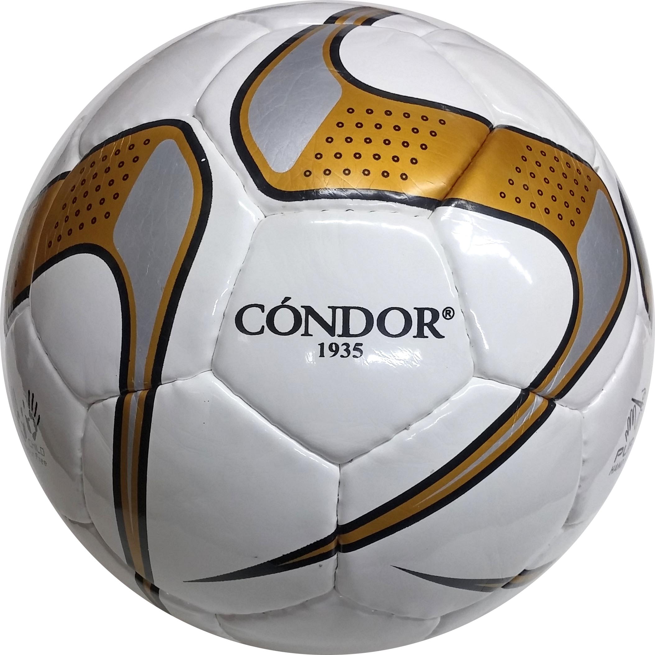 Bola Condor Alpha Futsal Tamanho 62 Cm - blanco-amarillo - 