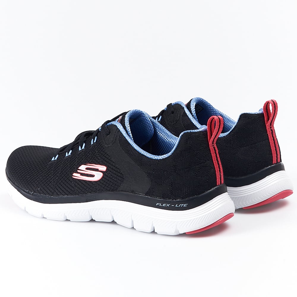 Zapatillas Skechers Flex Appeal 149580 - Negro - Sneakers Para Hombre  MKP