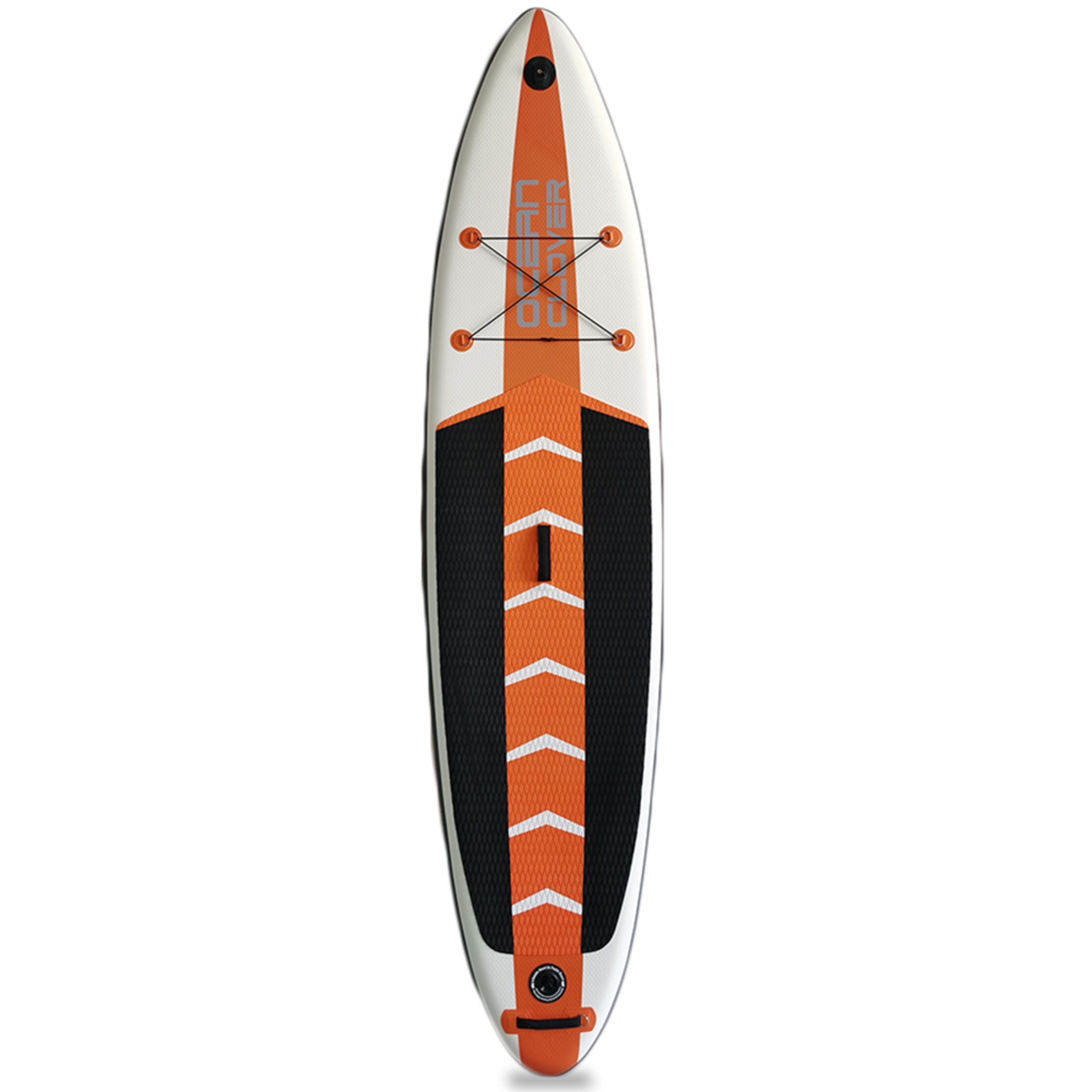 Prancha Insuflável Ocean Clover Varadero - Branco/Laranja - Prancha Paddle Surf | Sport Zone MKP