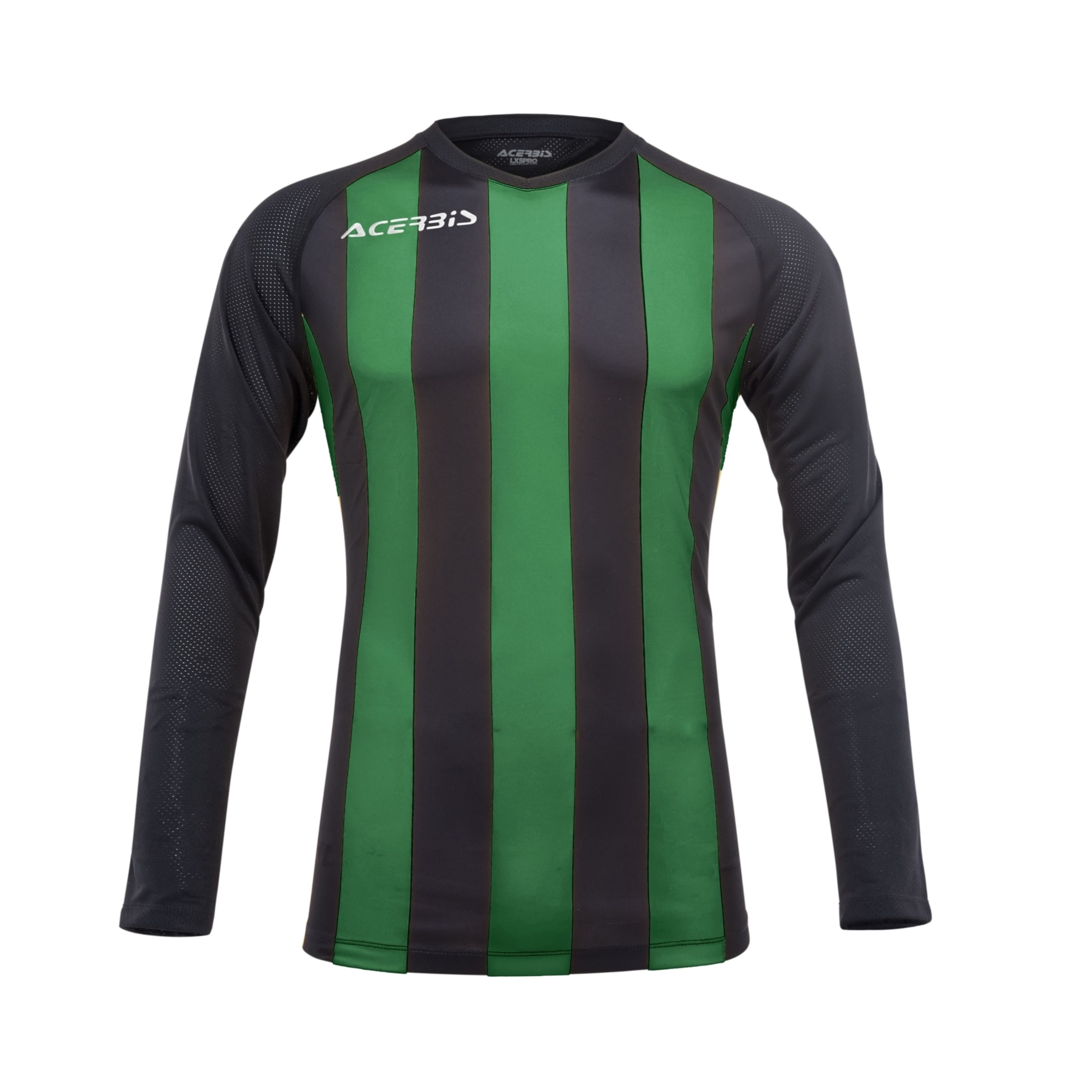 Camiseta Acerbis Johan Manga Larga - negro-verde - 