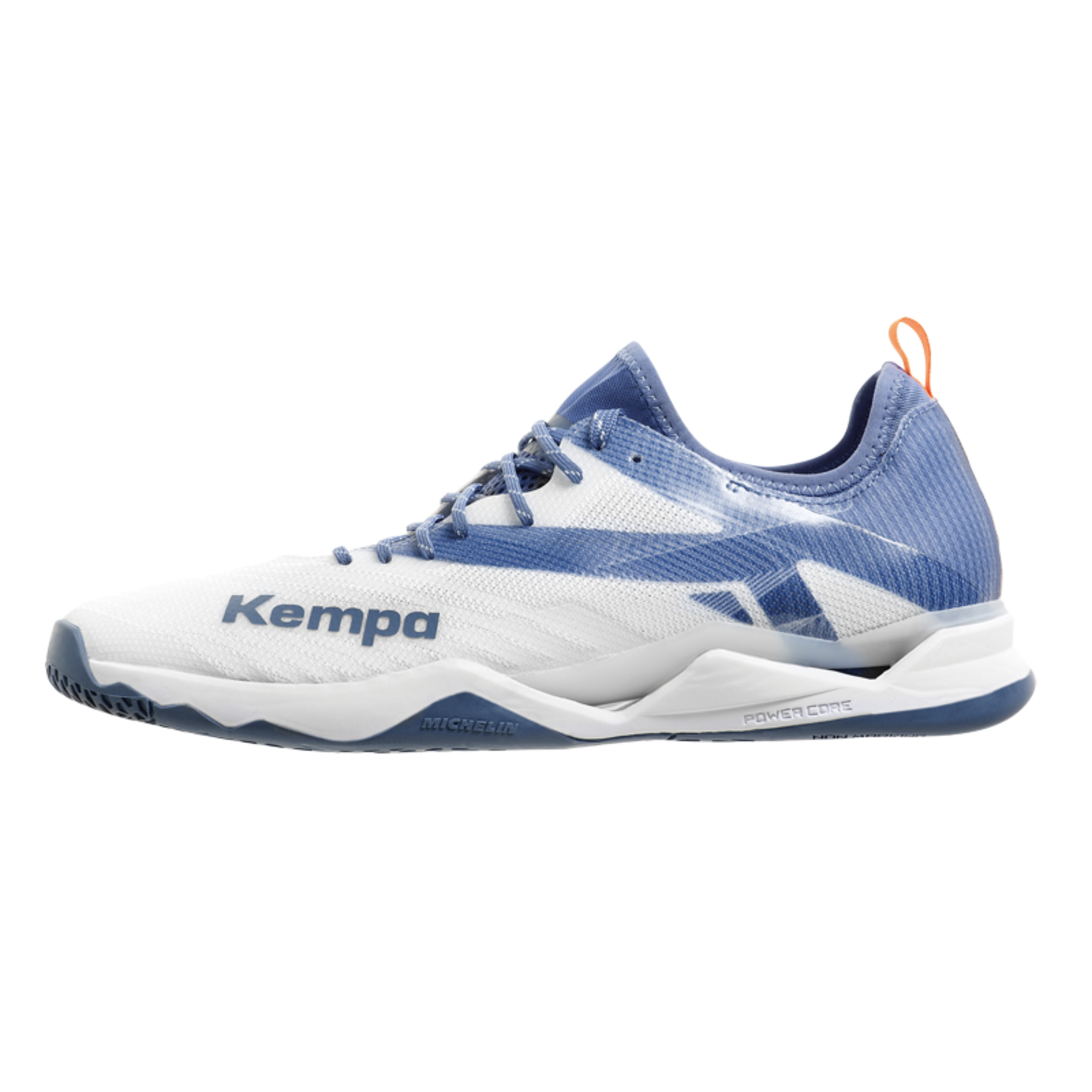 Zapatilla De Balonmano Wing Lite 2.0 Blanco/azul Acero Kempa